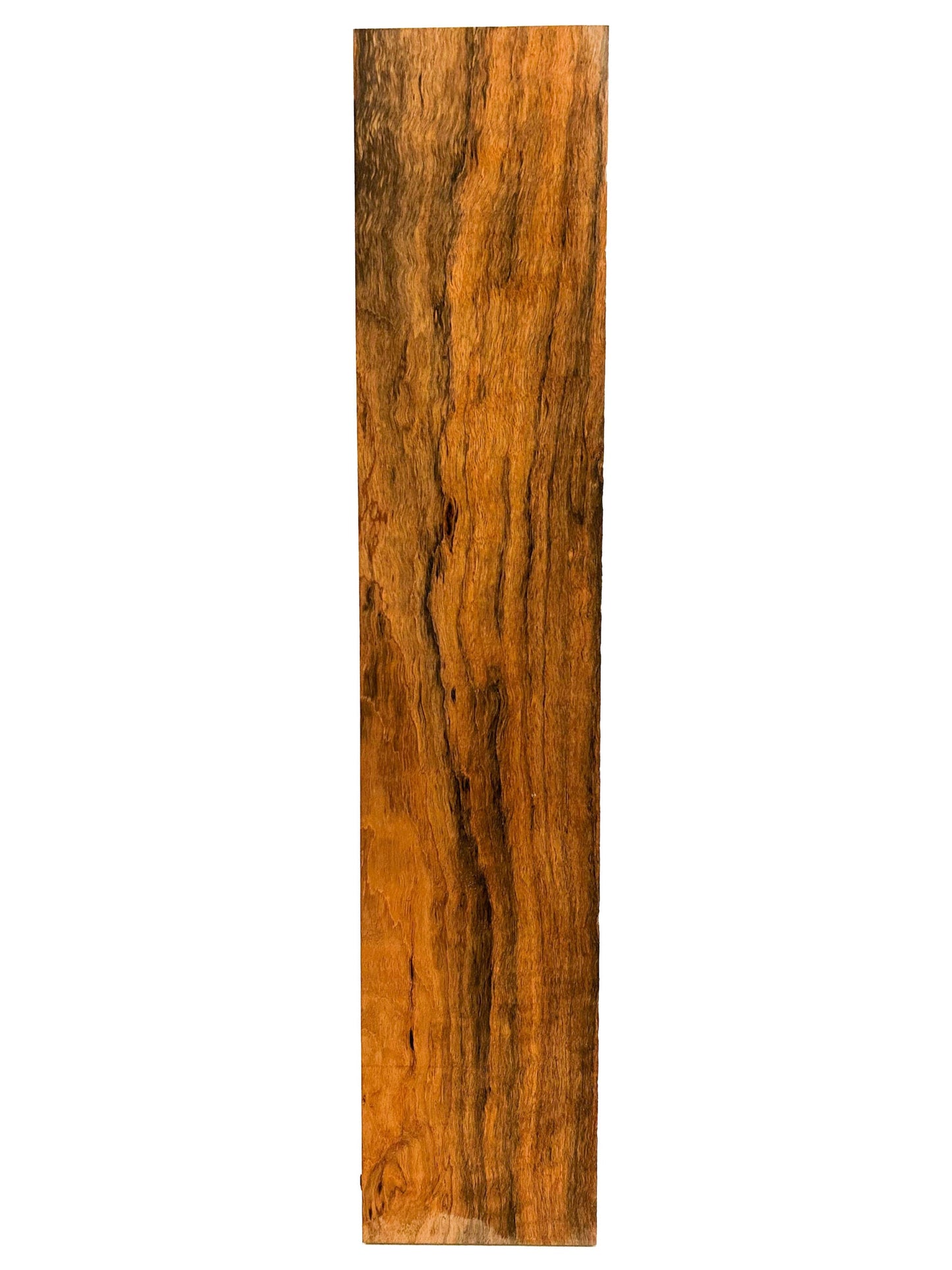 Highly figured Shedua <br> 28"x 5.5"x 7/8" WE-37 image 0