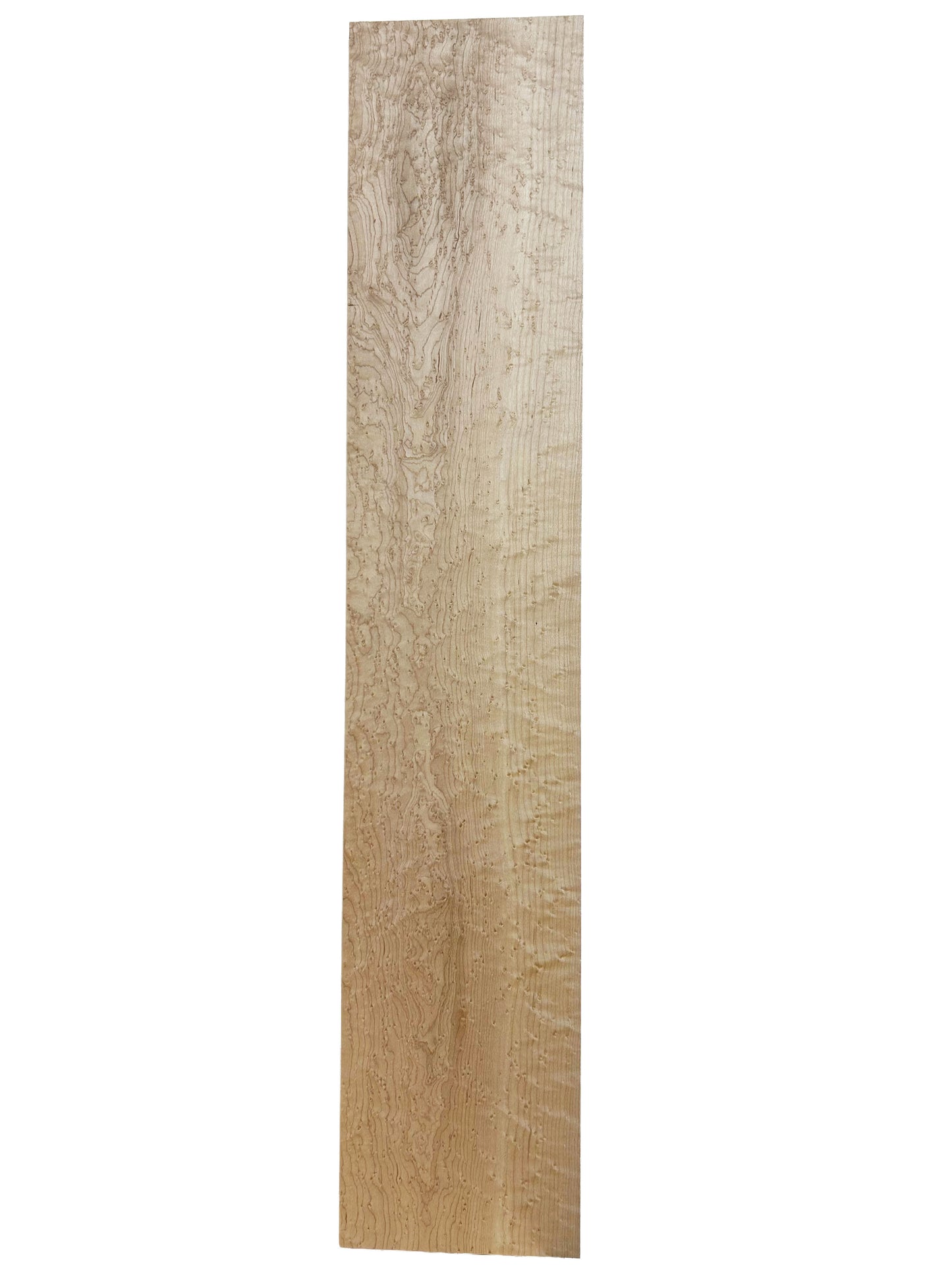 Maple Birdseye Figured/CURLY Board - 36" x 5.5" x 3/4" WE1023