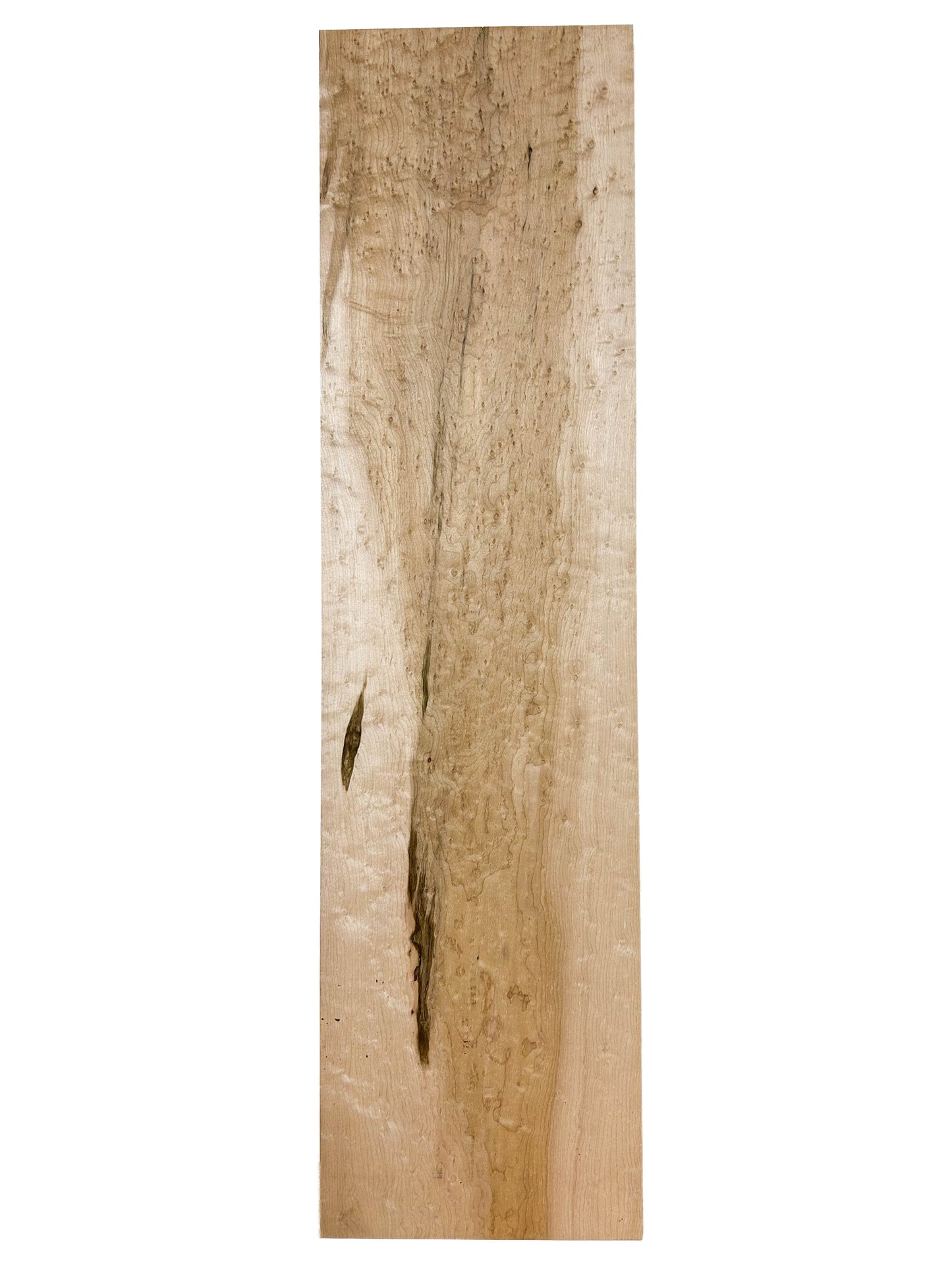 Maple Birdseye Figured/CURLY Board - 36" x 9.5" x 3/4" WE1071