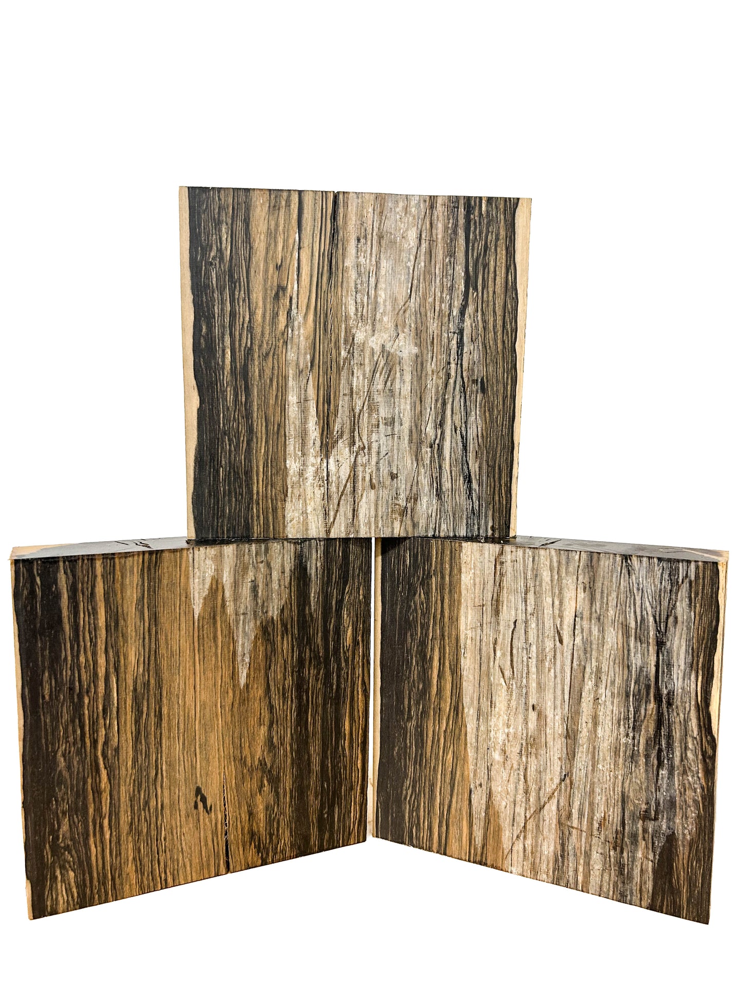 Ebony, Black & White/Pale Moon Striking Bowl Blank - 9" x 9" x 1-5/4to1-3/4" WE1076