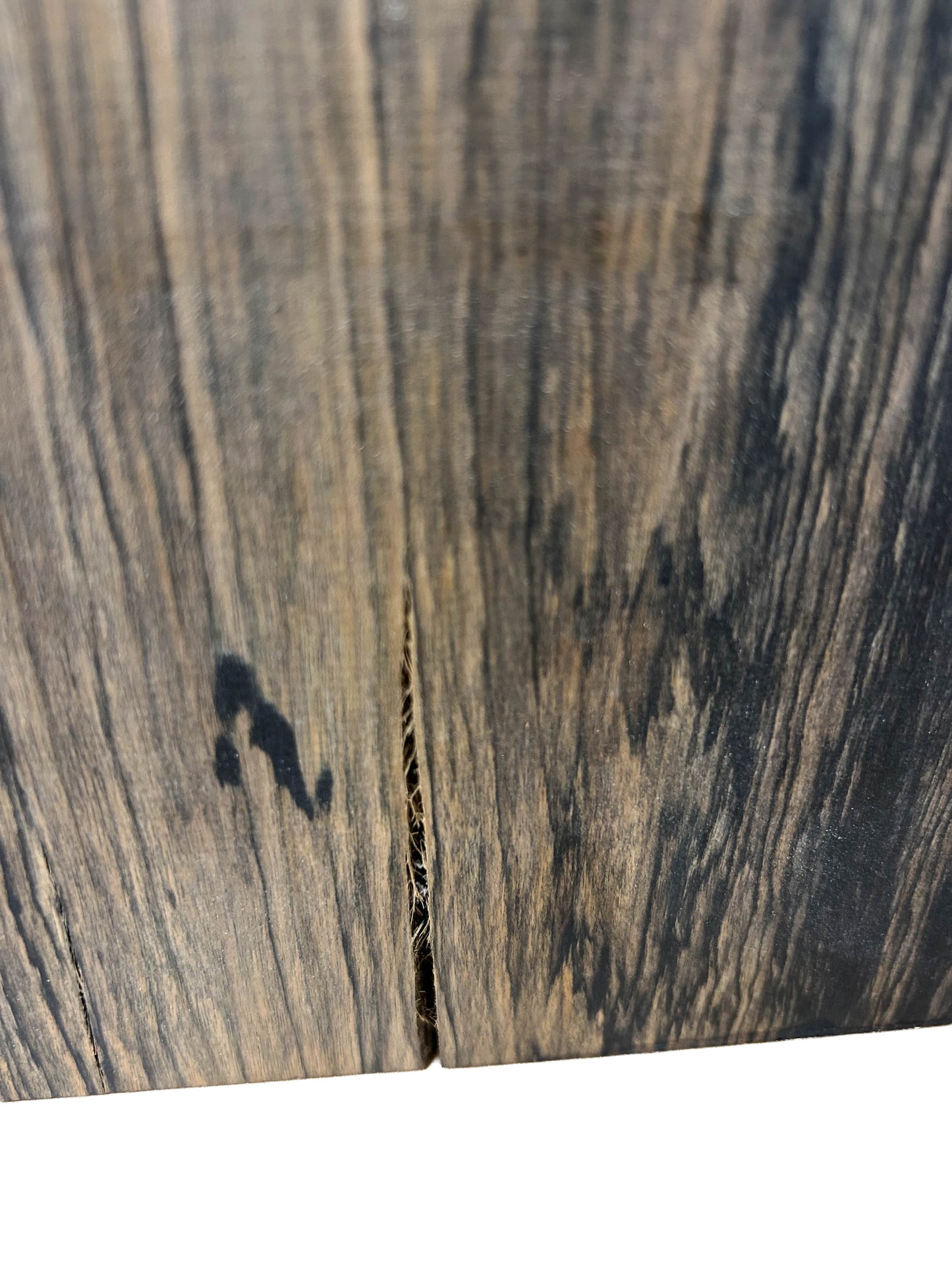 Ebony, Black & White/Pale Moon Striking Bowl Blank - 9" x 9" x 1-5/4to1-3/4" WE1076