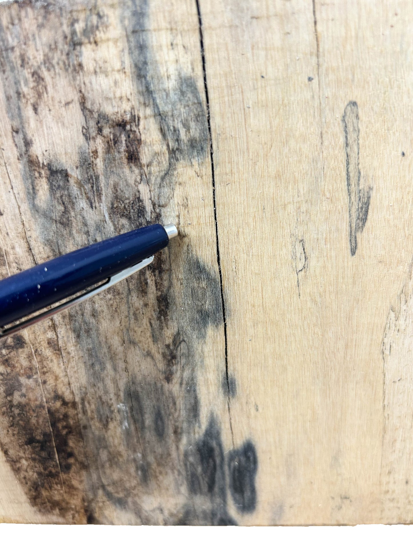 Ebony, Black & White/Pale Moon Striking Bowl Blank - 6.5" x 6.5" x 2" WE1079