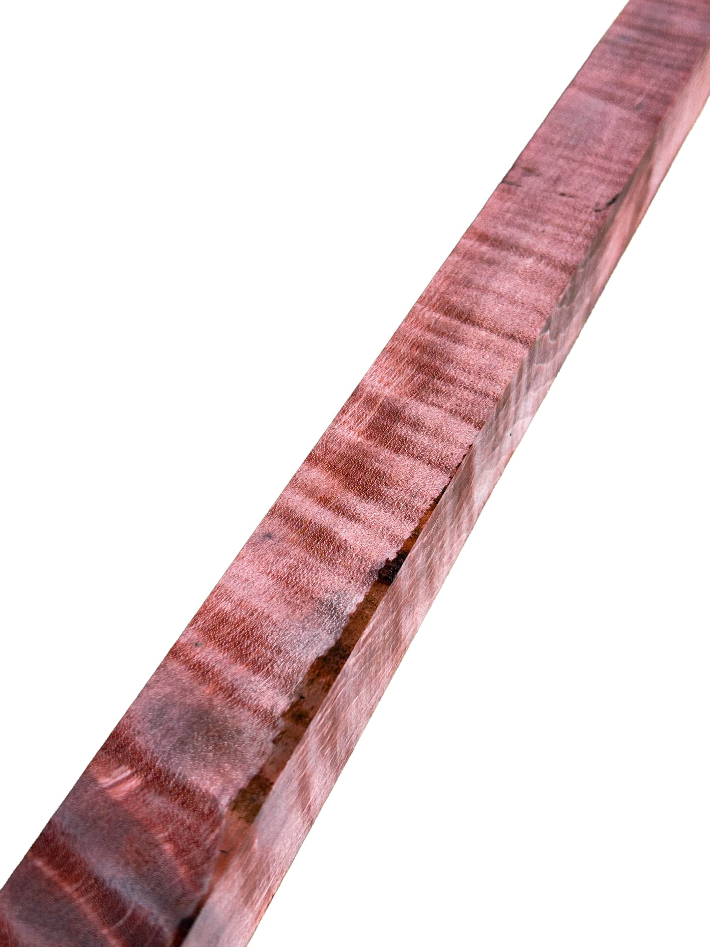 Curly Maple, RED Epoxy and Dyed European Turning squares - 18" x 1.5" x 1-3/8" WE1089