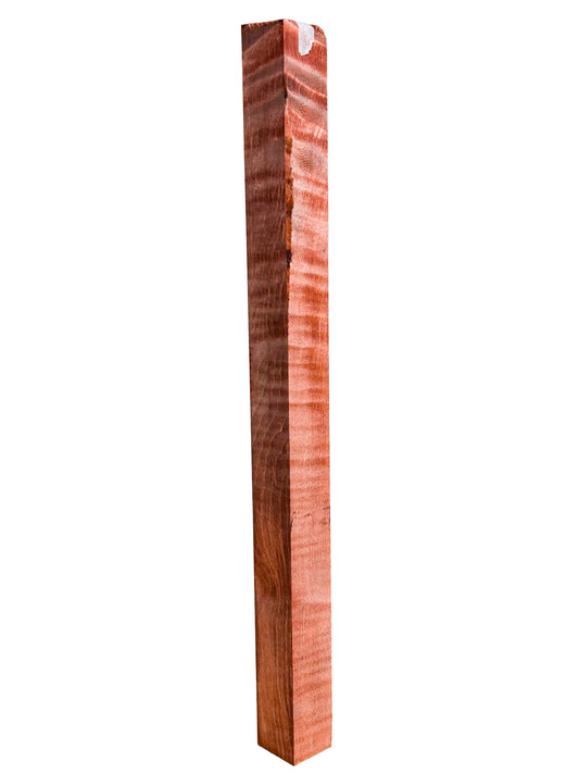Curly Maple, RED Epoxy and Dyed European Turning squares - 18" x 1.5" x 1-3/8" WE1089