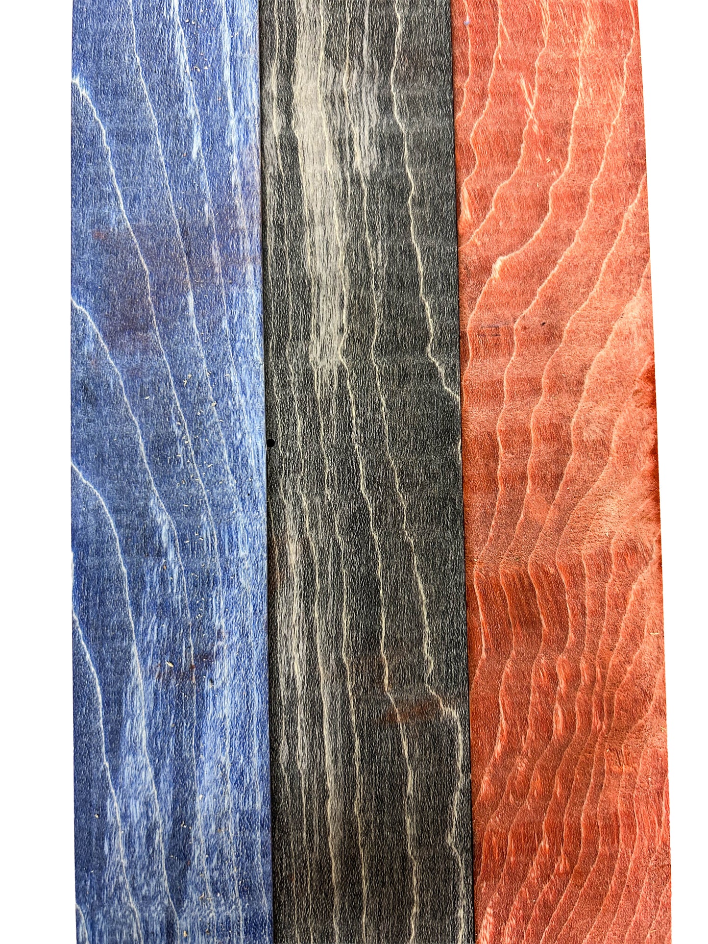 Curly Maple, BLUE Epoxy and Dyed European Turning squares - 18" x 1.5" x 1-3/8" WE1091