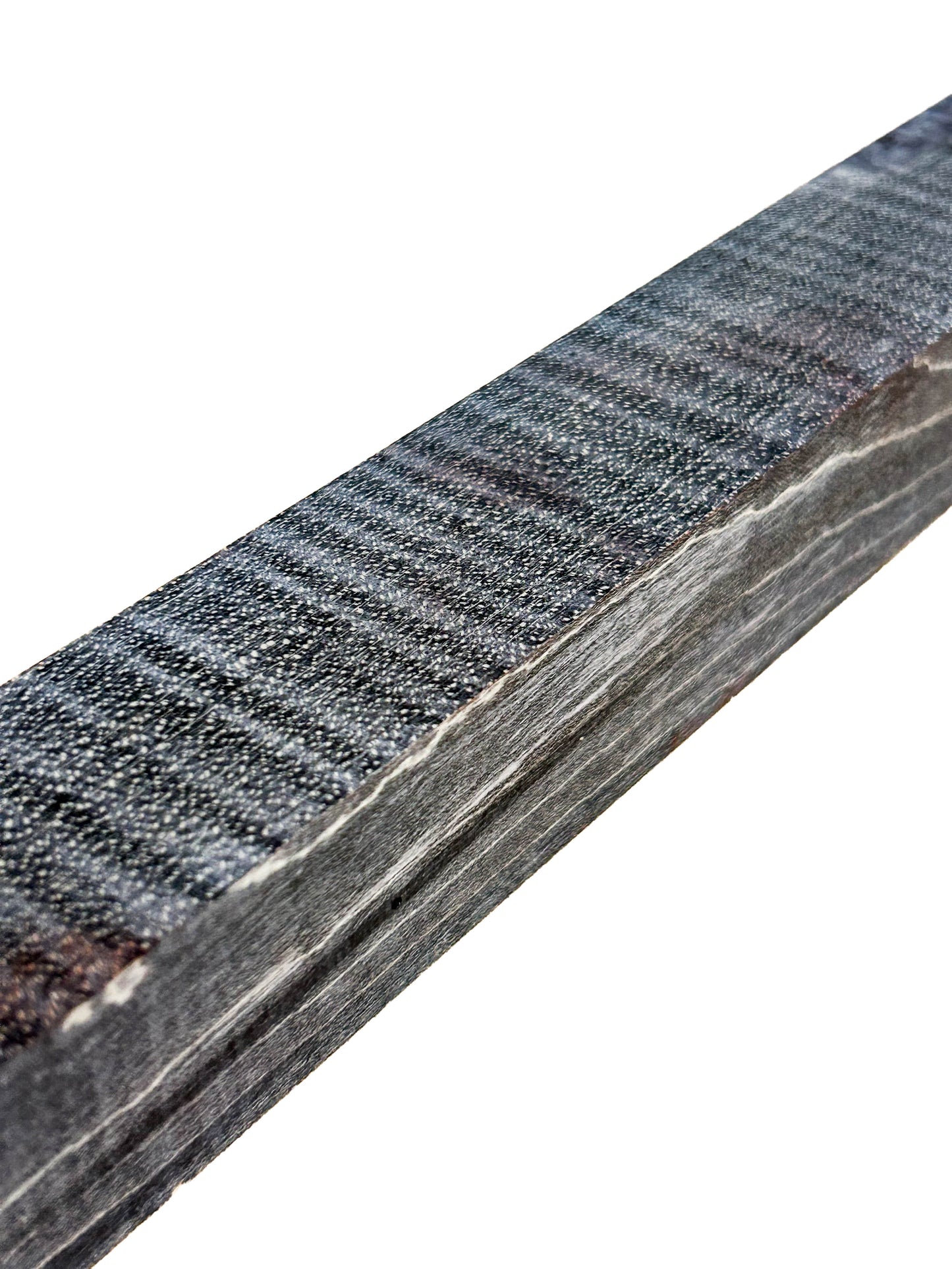 Curly Maple, BLACK Epoxy and Dyed European Turning squares - 18" x 1.5" x 1-3/8" WE1090
