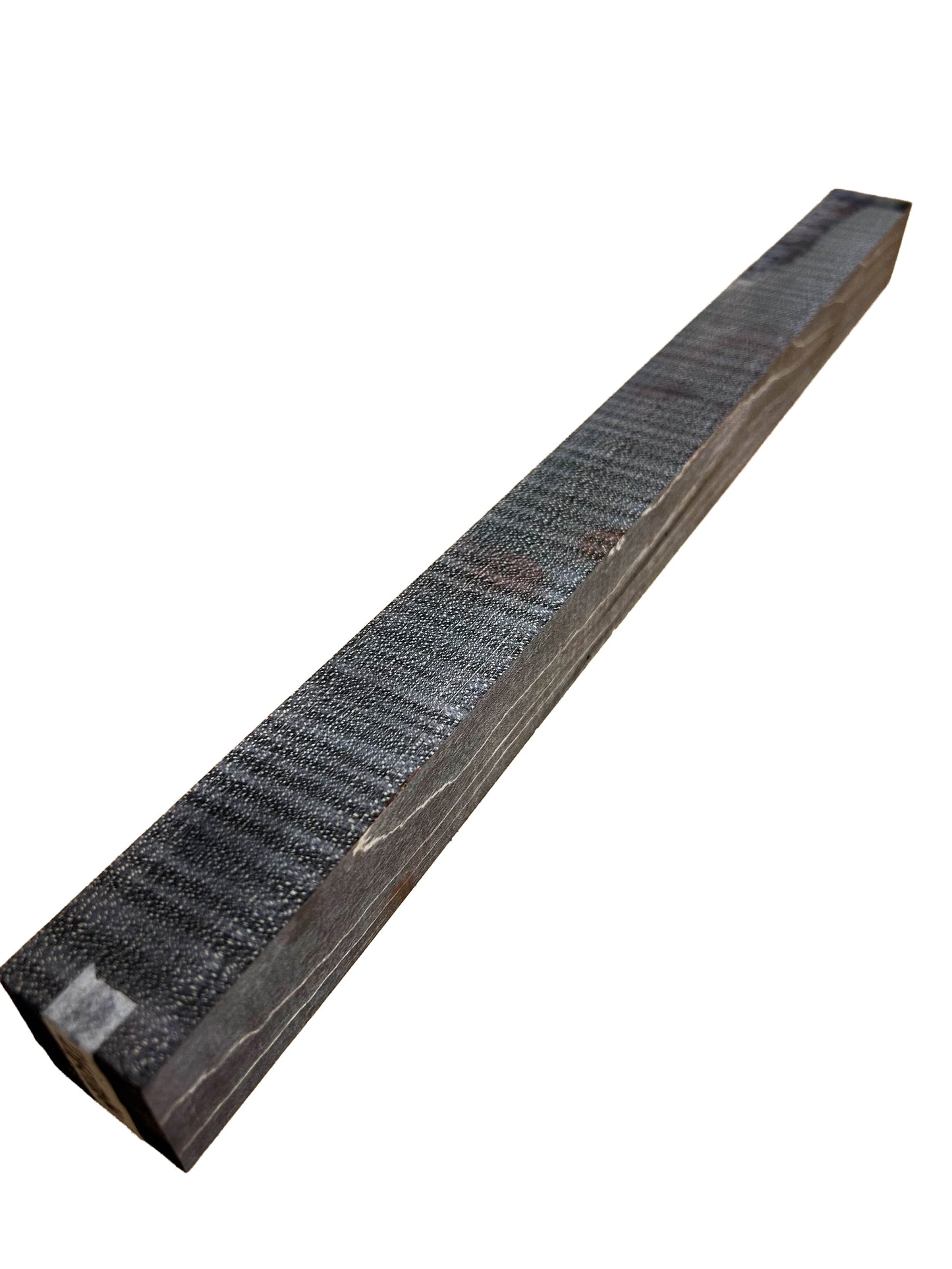 Curly Maple, BLACK Epoxy and Dyed European Turning squares - 18" x 1.5" x 1-3/8" WE1090