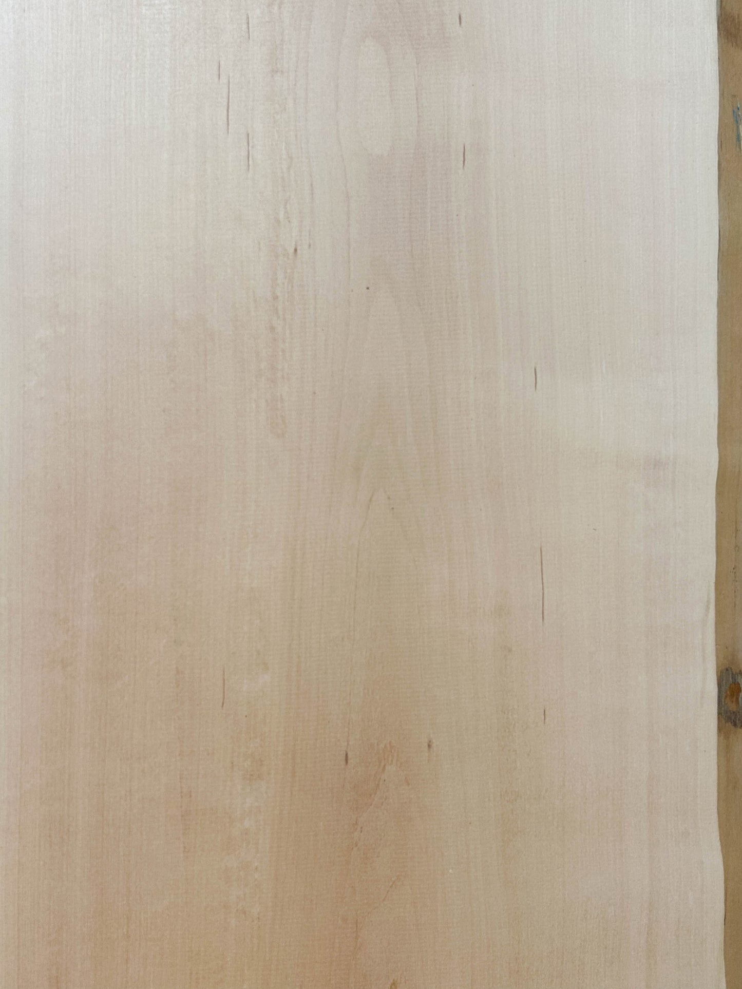 Pearwood, Swiss KD Live Edge Lumber - 48" x 9.25-9.75" x .75" WE1099