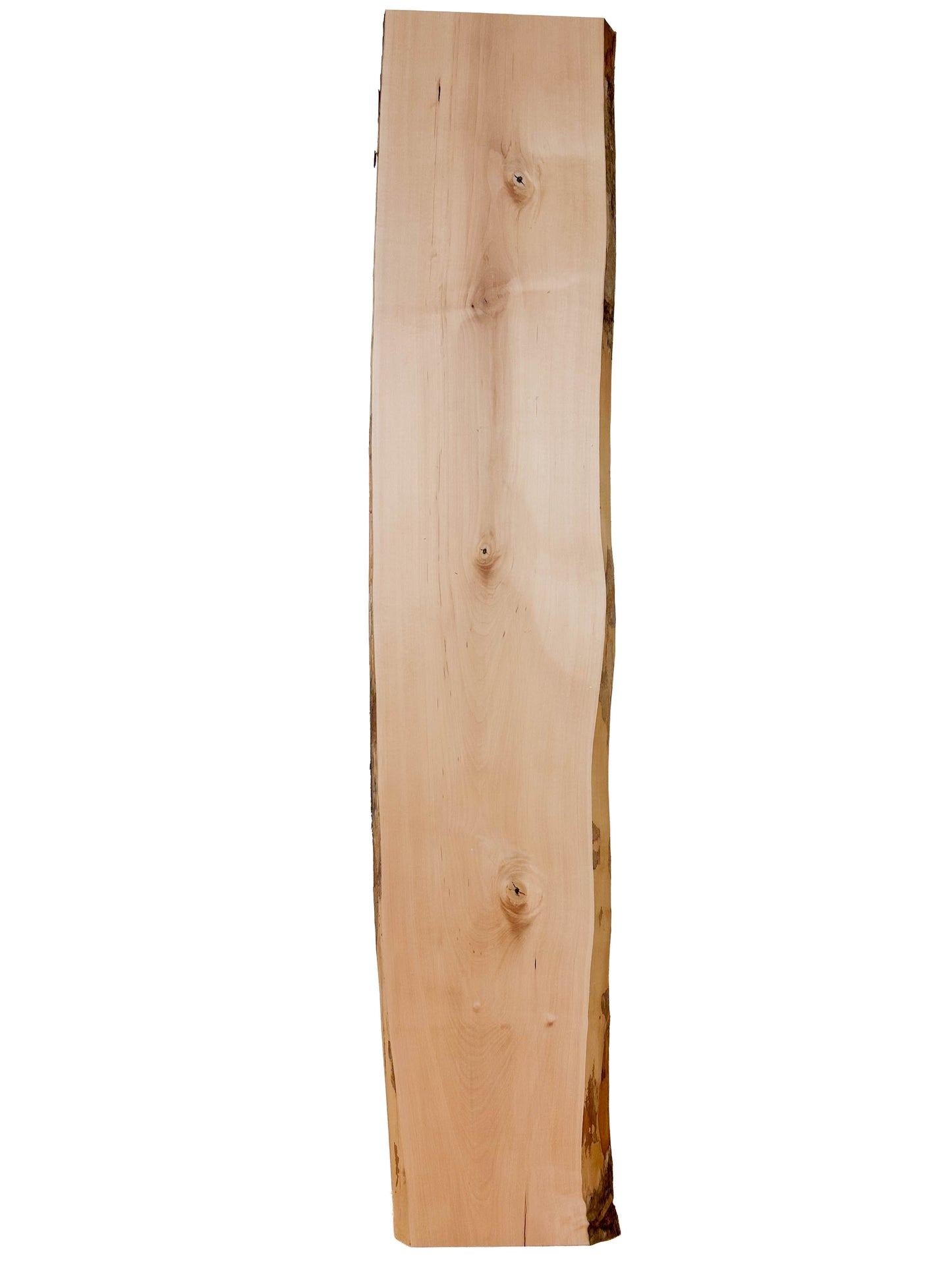 Pearwood, Swiss KD Live Edge Lumber - 48" x 8-9.5" x .75" WE1100