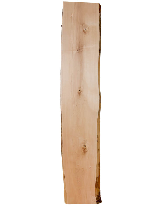 Pearwood, Swiss KD Live Edge Lumber - 48" x 8-9.5" x .75" WE1100