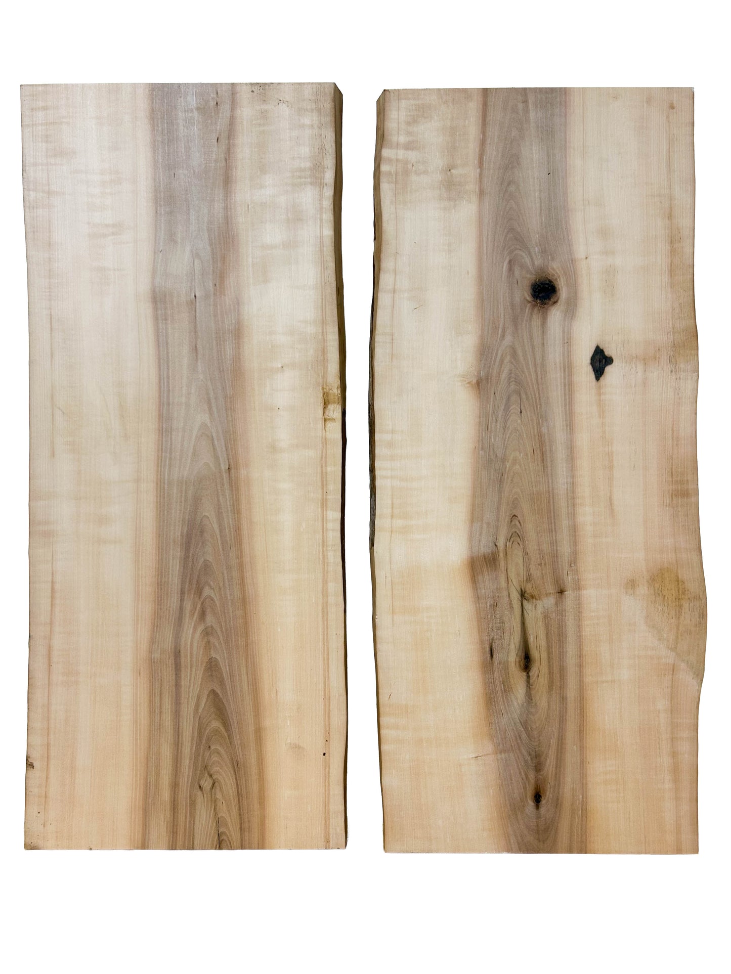 Pearwood, Swiss KD Live Edge Lumber - 24" x 10-10.5" x .75" WE1101