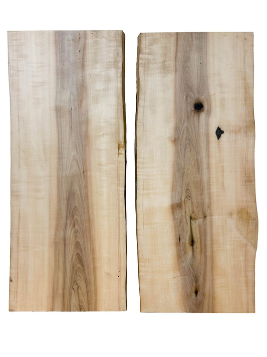 Pearwood, Swiss KD Live Edge Lumber - 24" x 10-10.5" x .75" WE1101