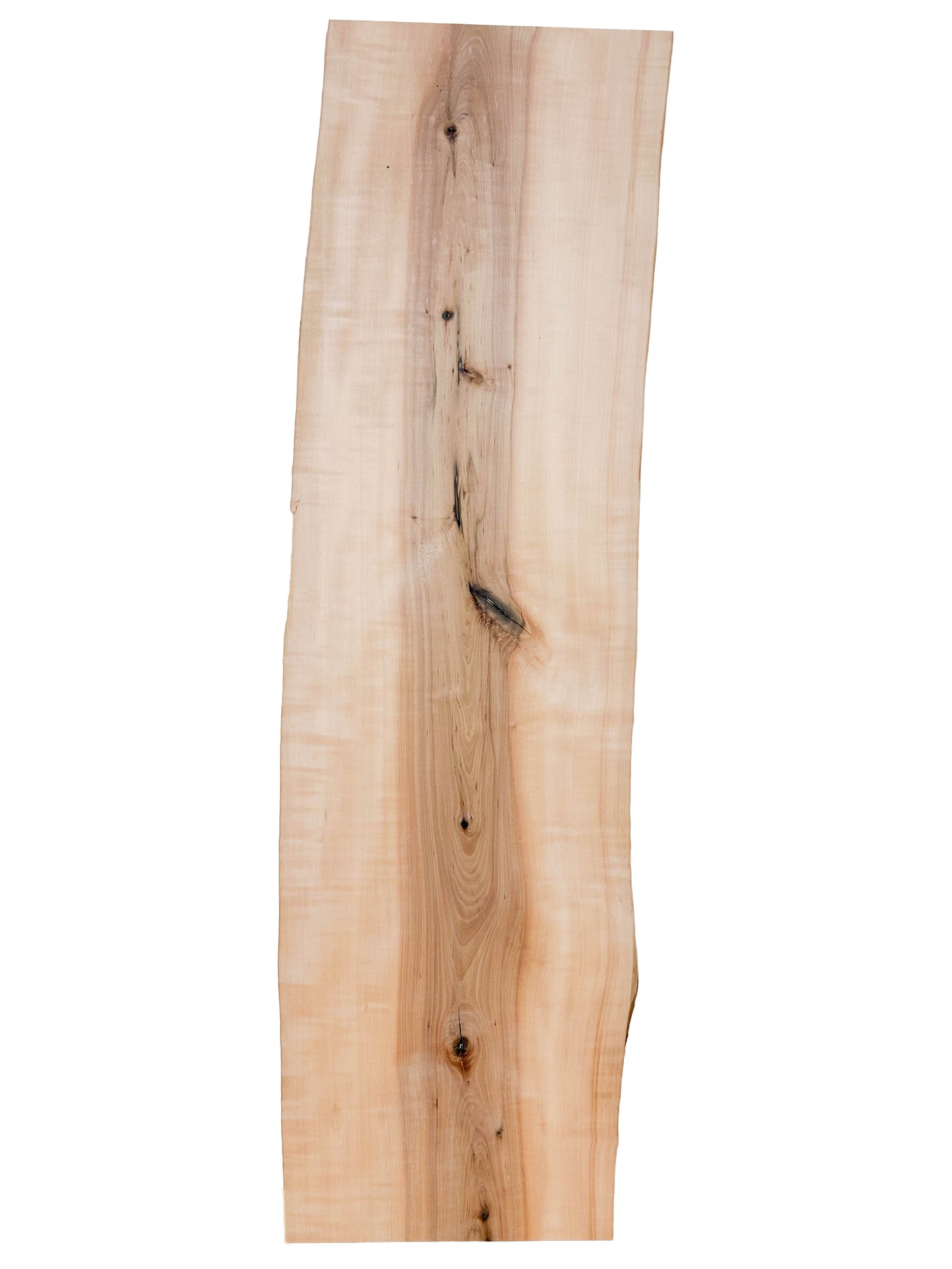 Pearwood, Swiss KD Live Edge Lumber - 36" x 10-11" x .75" WE1105