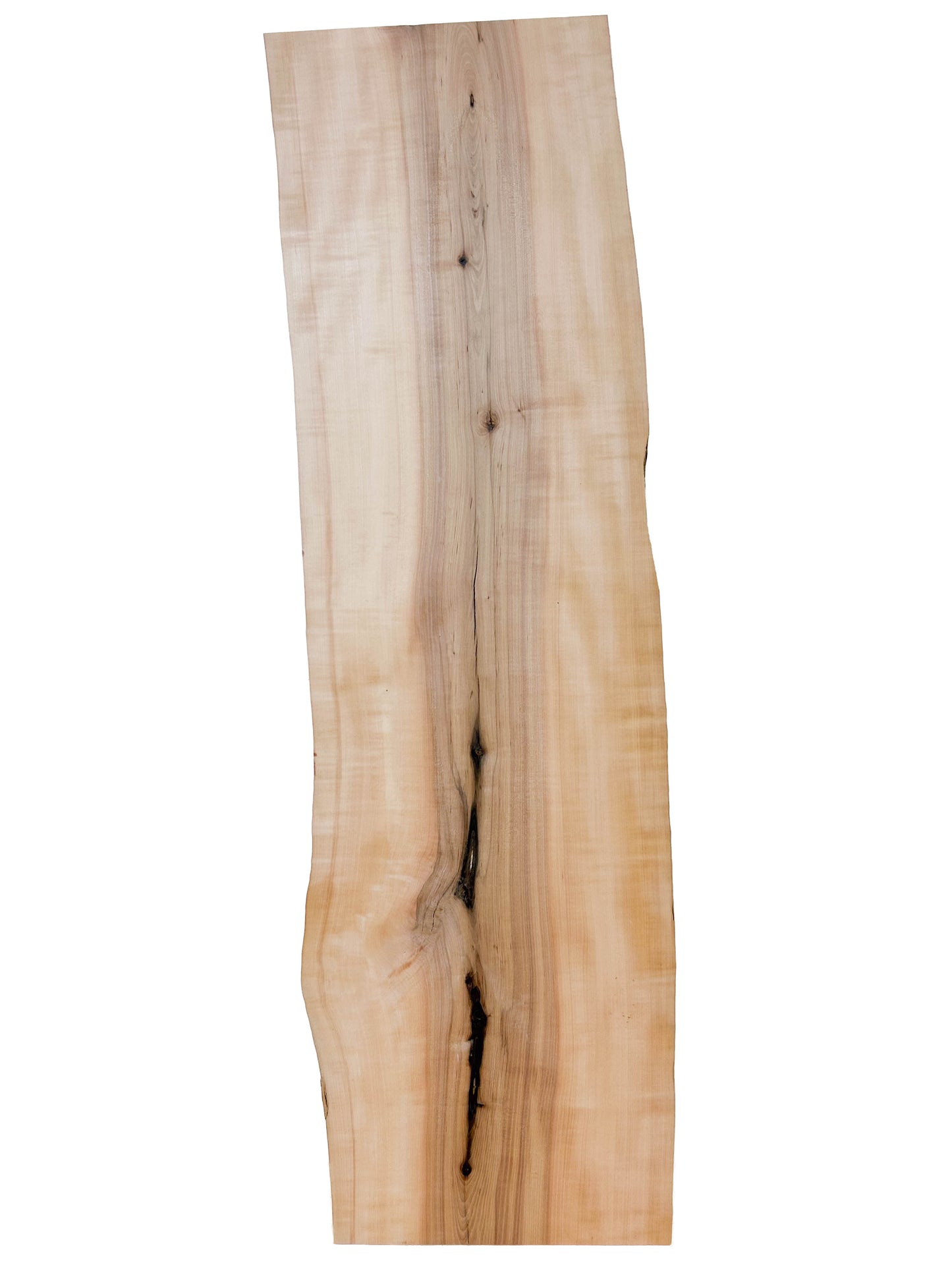 Pearwood, Swiss KD Live Edge Lumber - 36" x 10-11" x .75" WE1105