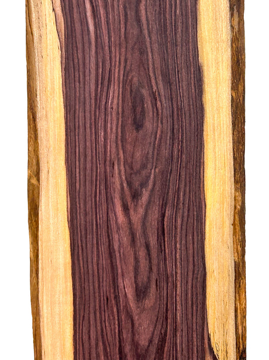 Kingwood, Brazilian EXQUISITE LIVE EDGE Lumber - 52" x 7-8" x 3/4" WE1108