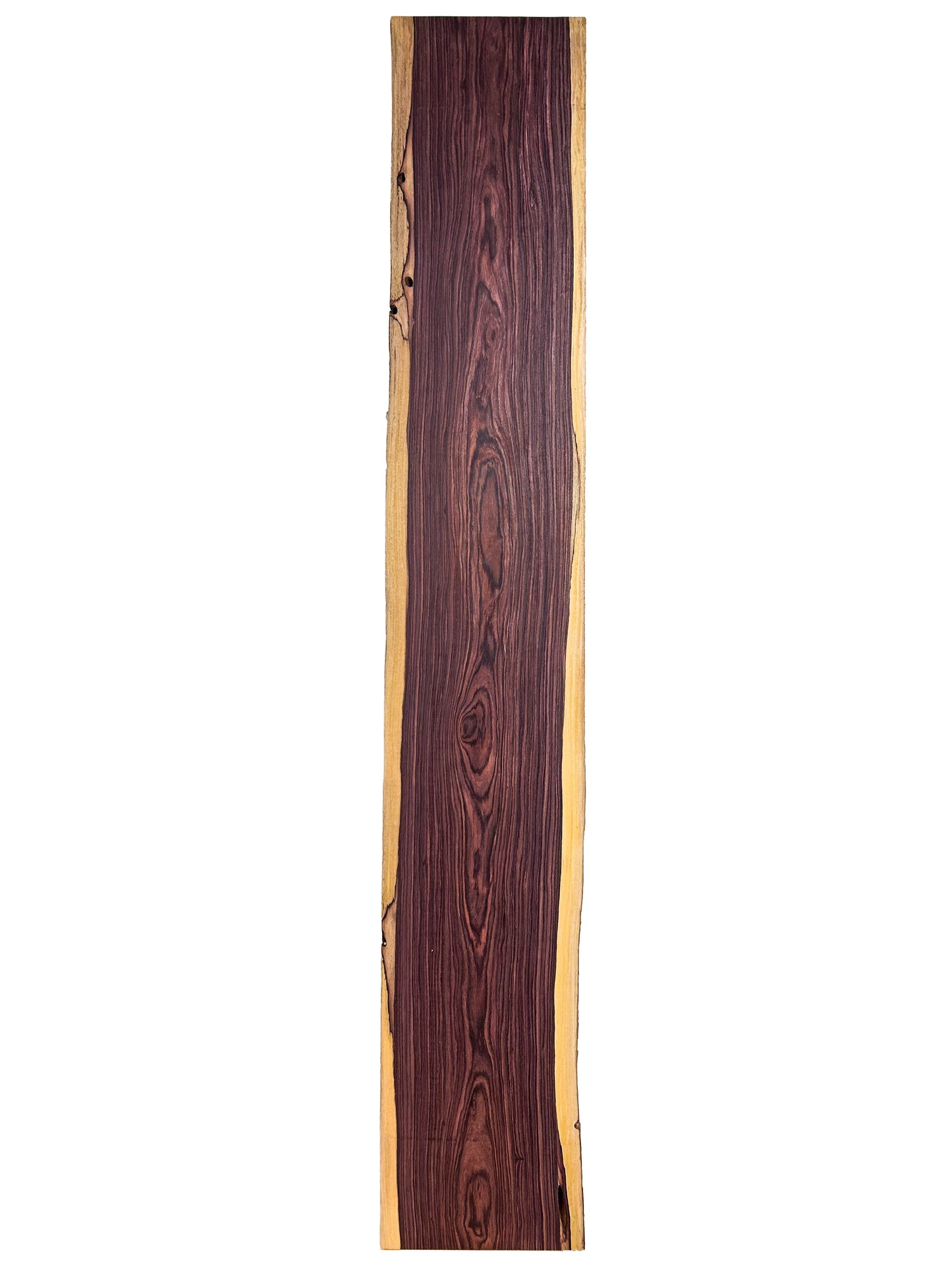 Kingwood, Brazilian EXQUISITE LIVE EDGE Lumber - 52" x 8+" x 3/4" WE1109