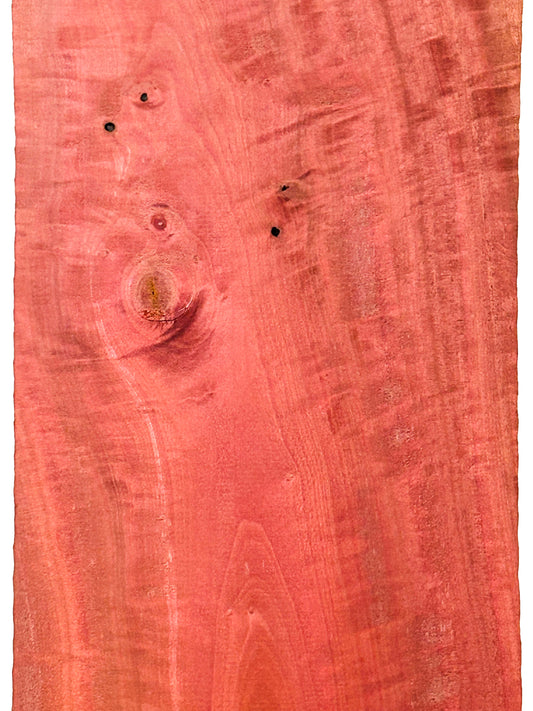 Pink Ivory FIGURED lumber - 38.5" x 5.5" x 3/4" WE1123