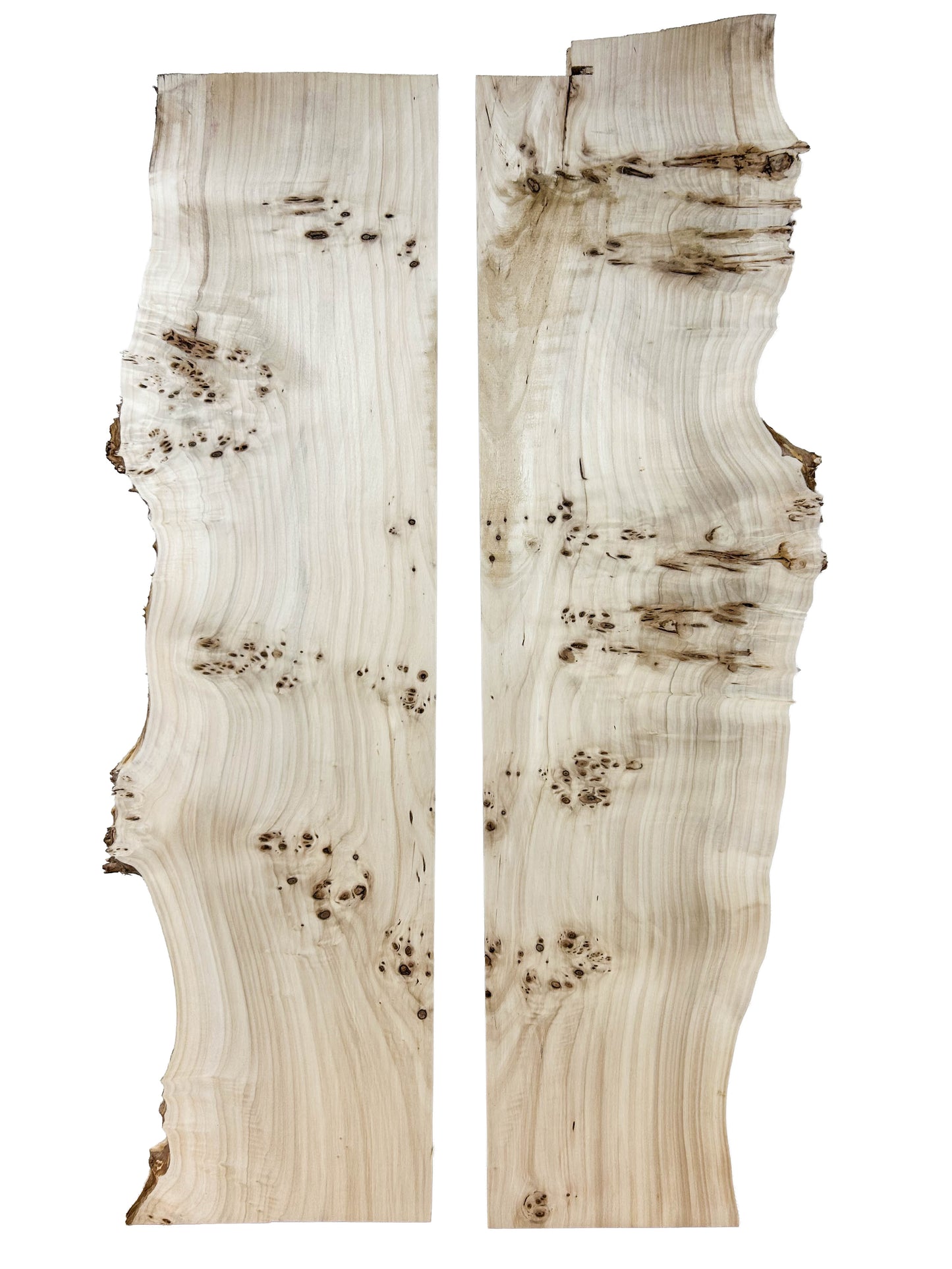 Mappa, European Burl LIVE EDGE - 42" x 8.5-12" x 3/4" - WE1166