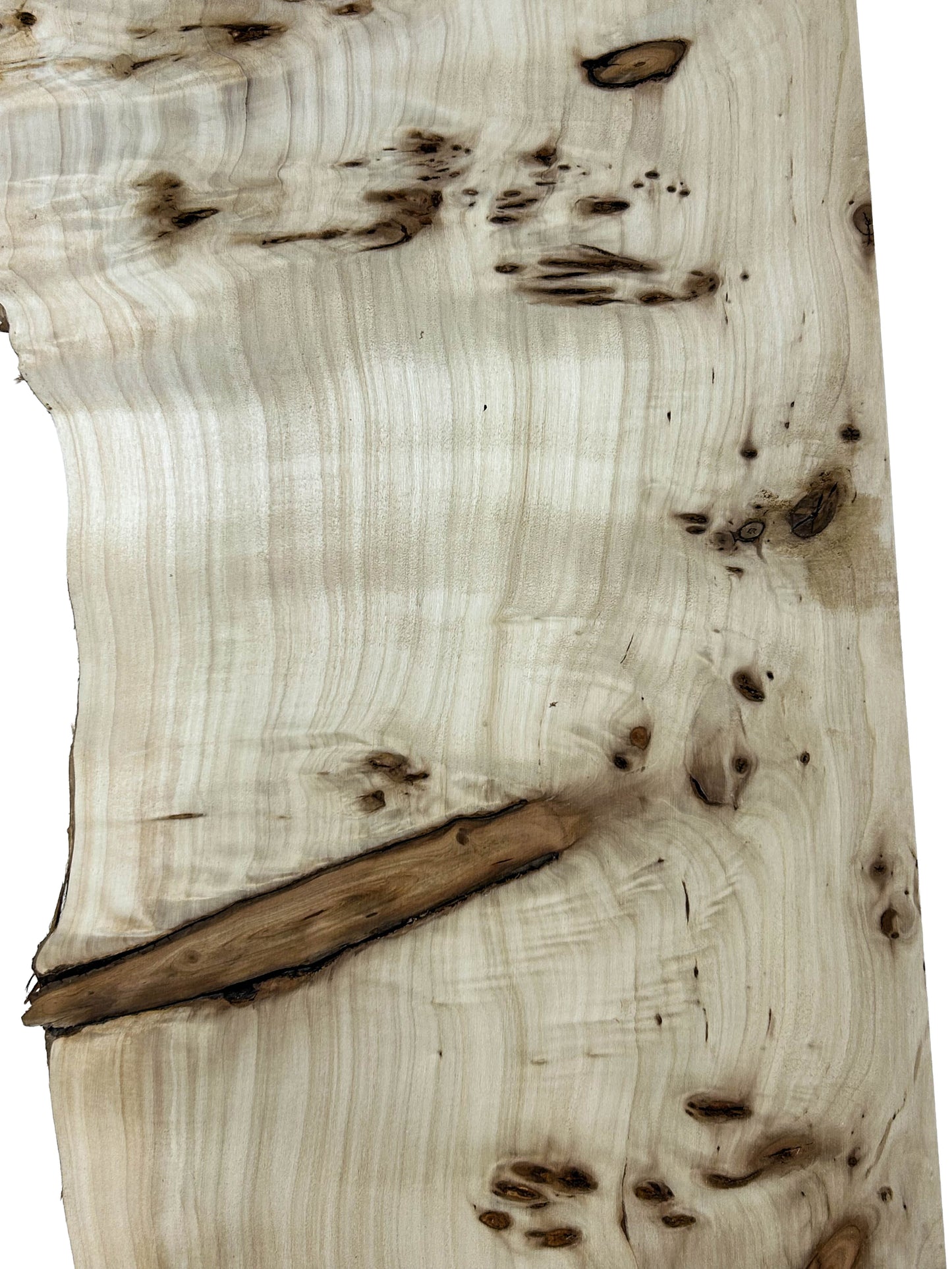 Mappa, European Burl ONE LIVE EDGE - 36" x 7.5-13" x 3/4" - WE1171