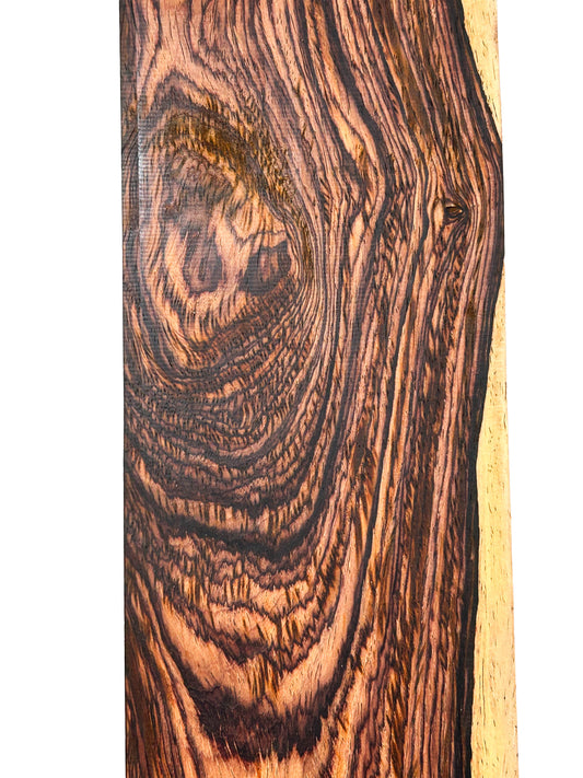 Cocobolo FIGURED Lumber - 52-3/8" x 4-1/8" x 1" WE1189