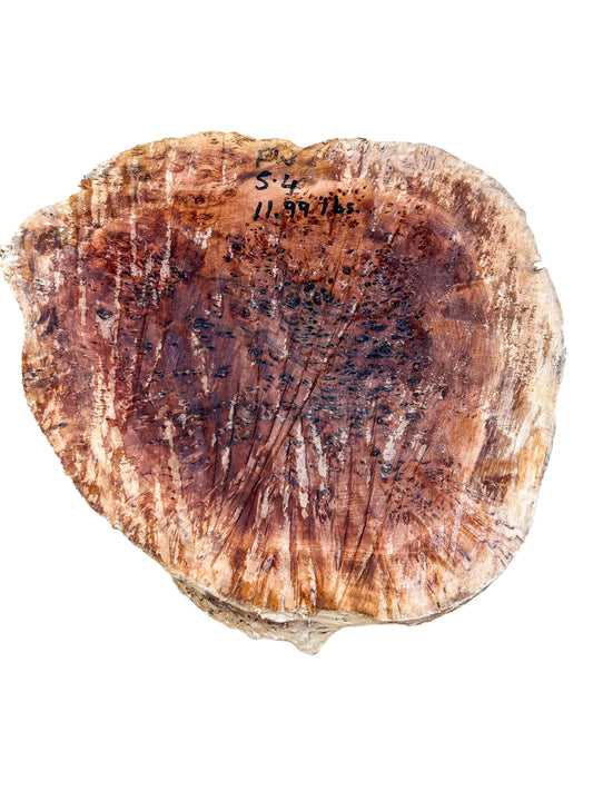 Western Australian Redwood Burl Cap/Bowl Blank - 10.5" x 10.5" x 4.5" WE1239