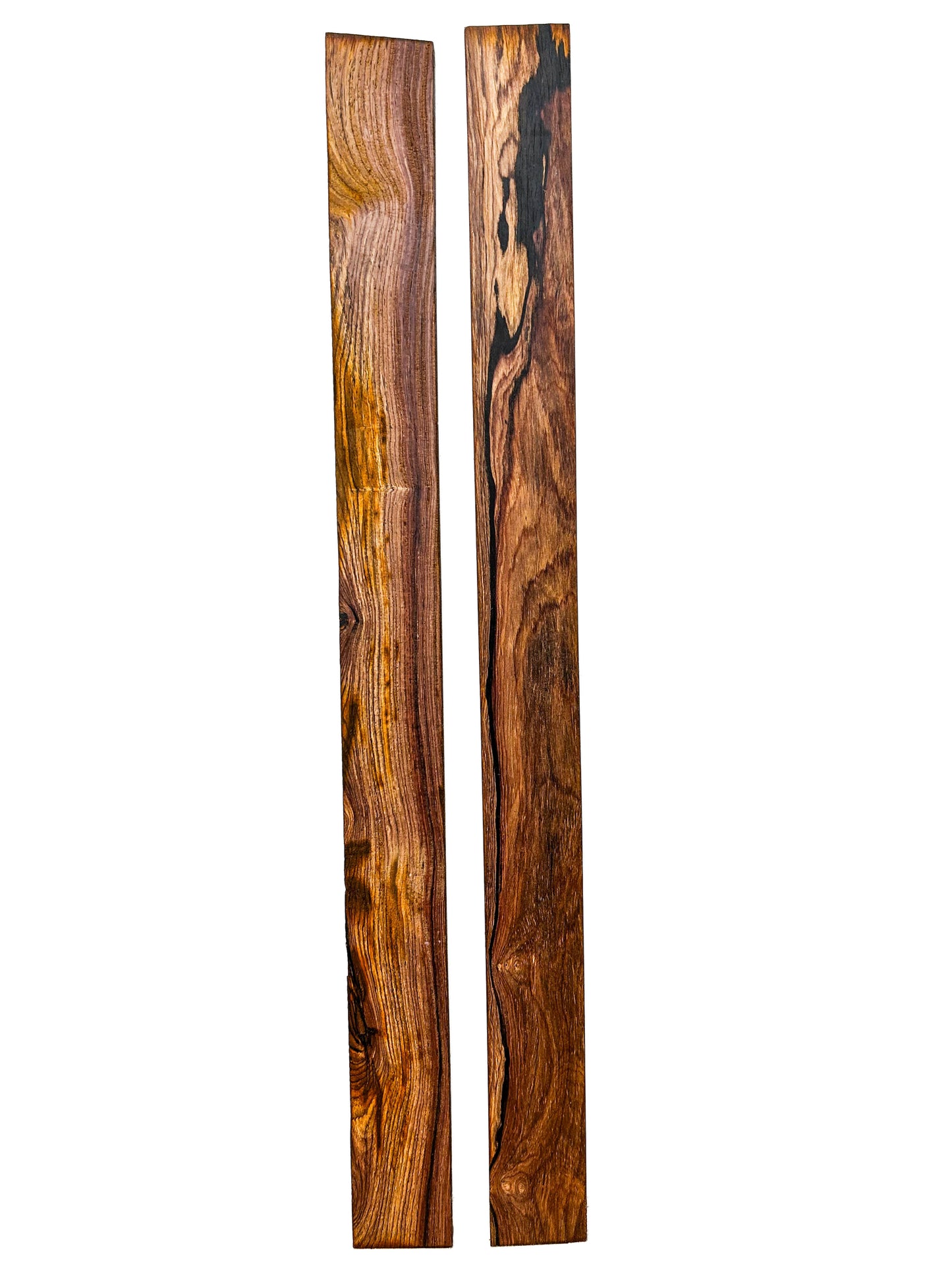 Cocobolo, Highly Figured Thins - 24" x 2 x 1/4"  WE1244