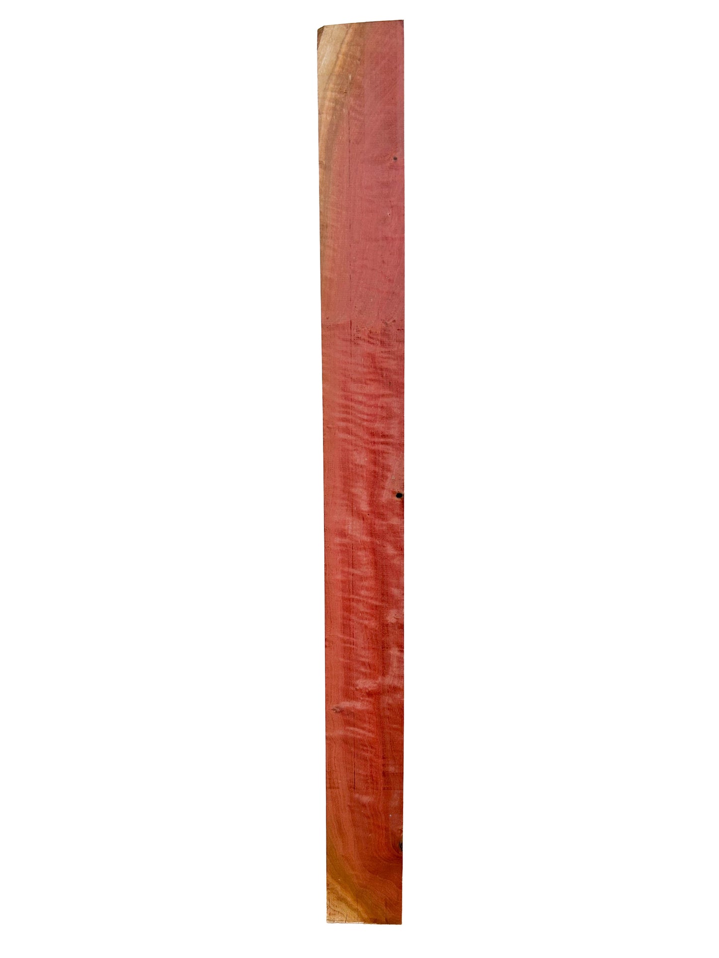 Pink Ivory, HIGHLY CURLY FIGURED lumber - 23.75" x 2-1/8" x 3/4" WE1260