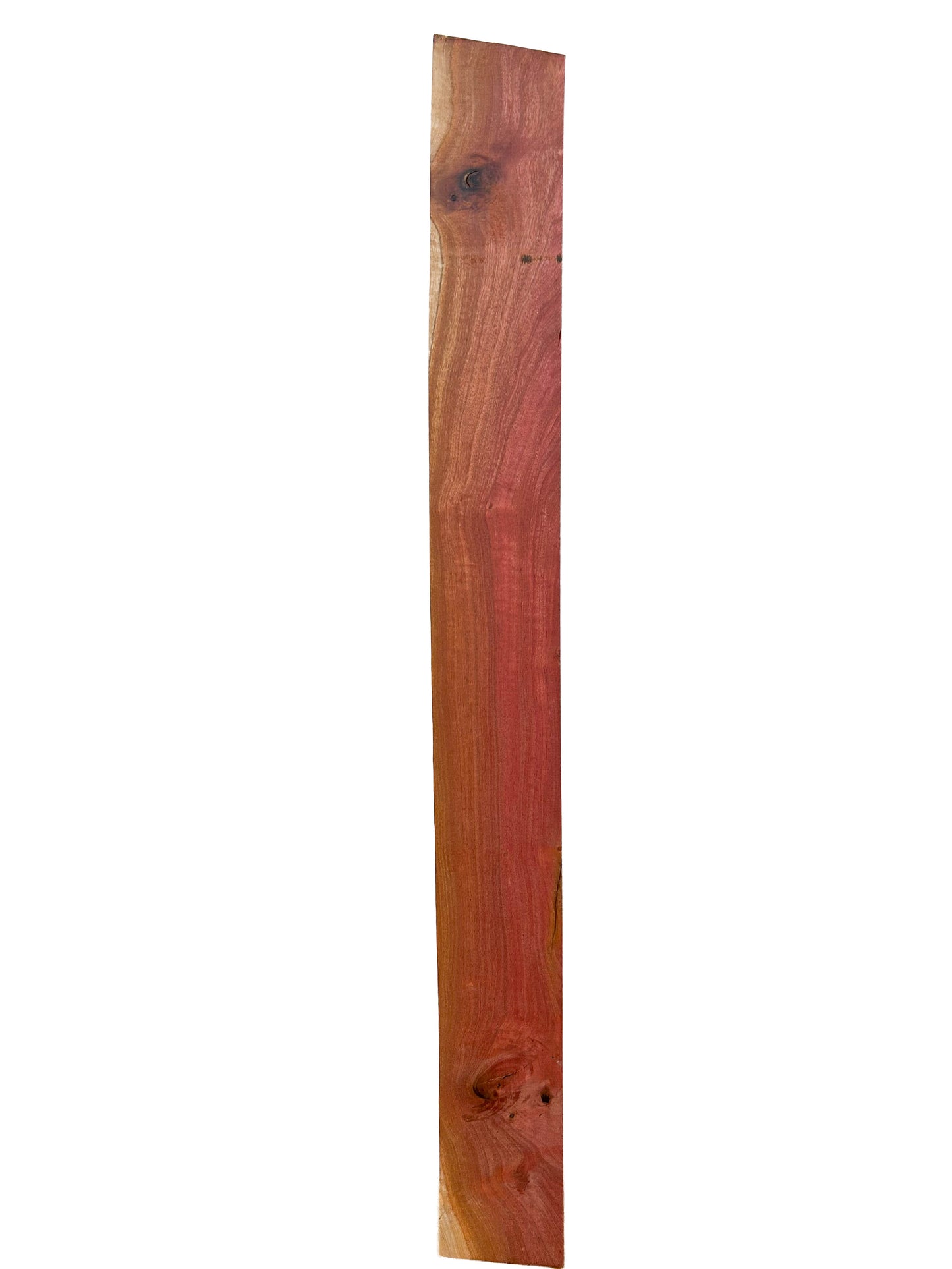 Pink Ivory, CURLY lumber - 24" x 2.5" x 7/8" WE1261
