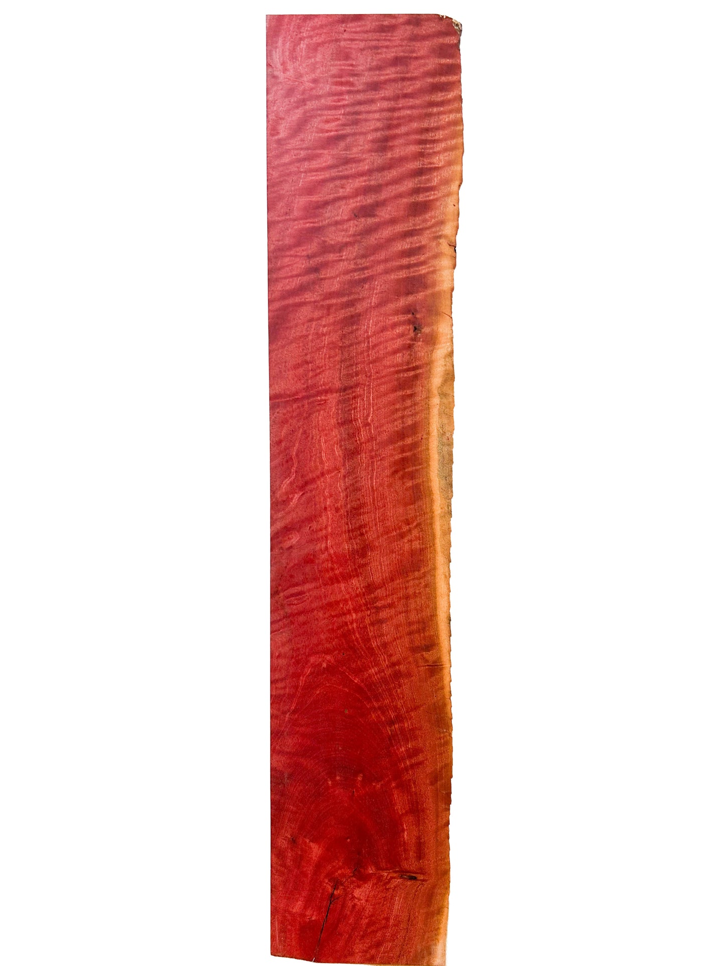 Pink Ivory, HIGHLY CURLY FIGURED lumber - 20.75" x 4" x 3/4" WE1267