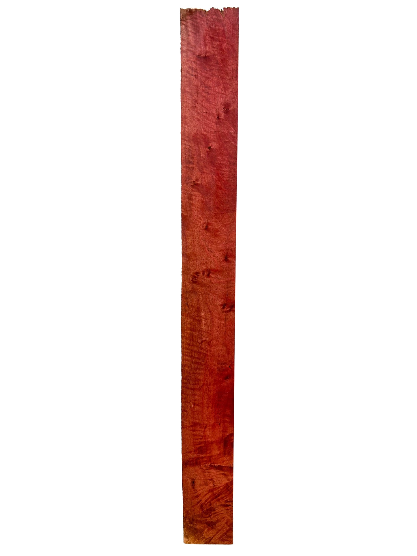 Pink Ivory, HIGHLY CURLY FIGURED lumber - 19.5" x 1-7/8" x 3/4" WE1271