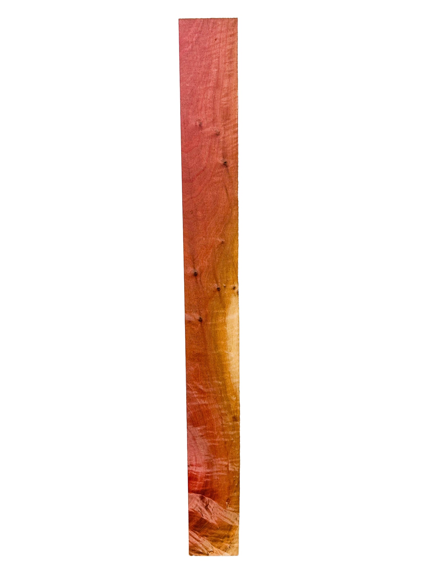 Pink Ivory, HIGHLY CURLY FIGURED lumber - 19.5" x 1-7/8" x 3/4" WE1271