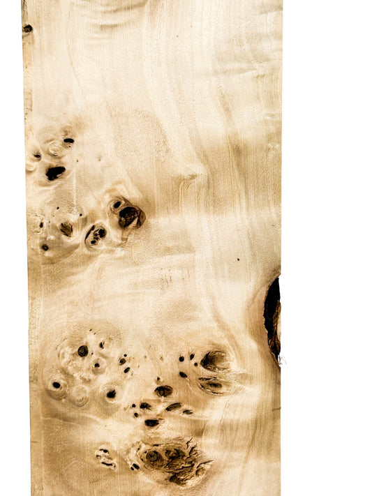 Mappa, European Burl HIGH FIGURE lumber - 27.5" x 4" x 3/4" - WE1281