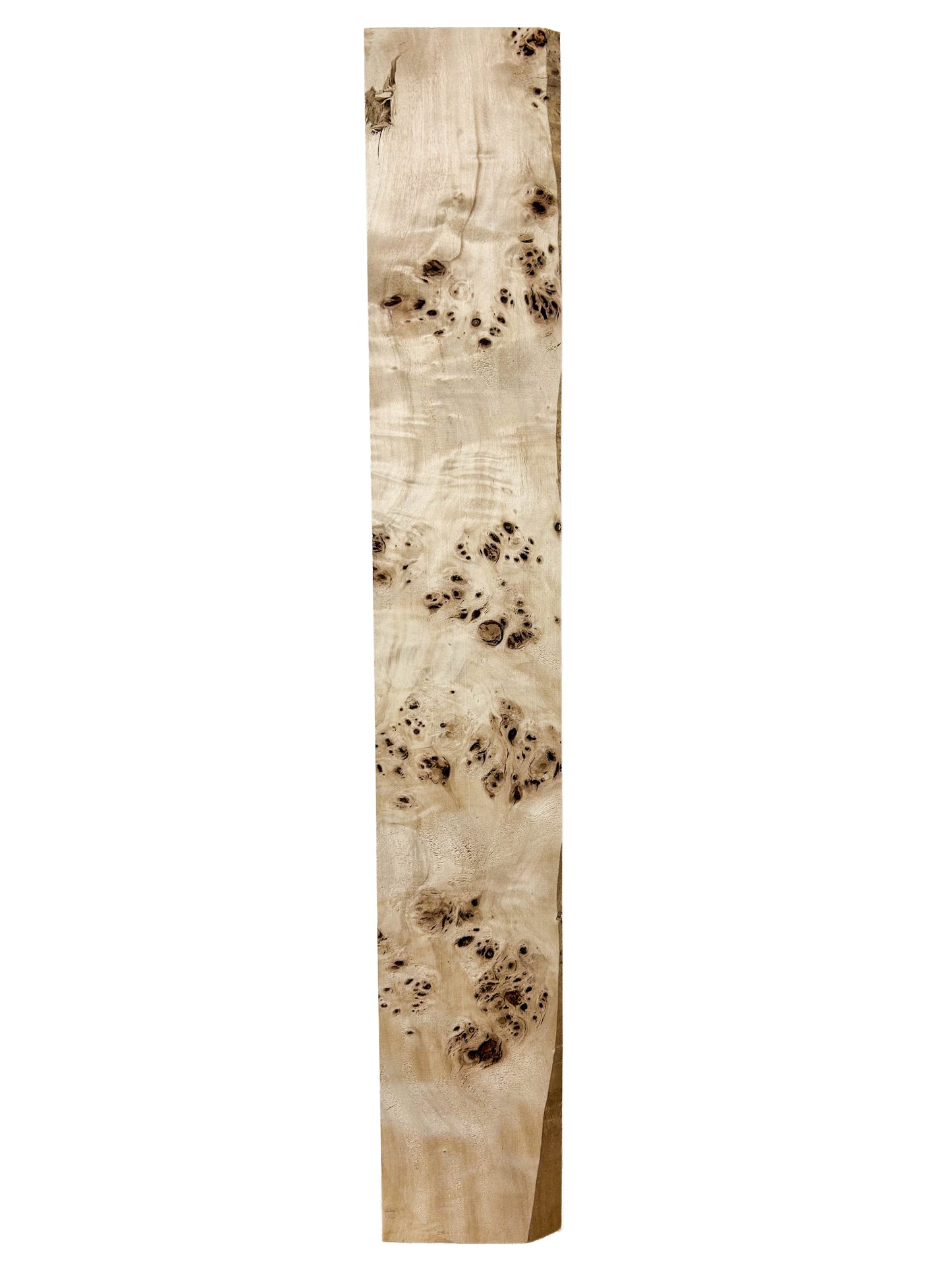 Mappa, European Burl HIGH FIGURE lumber - 24" x 3.75" x 3/4" - WE1282