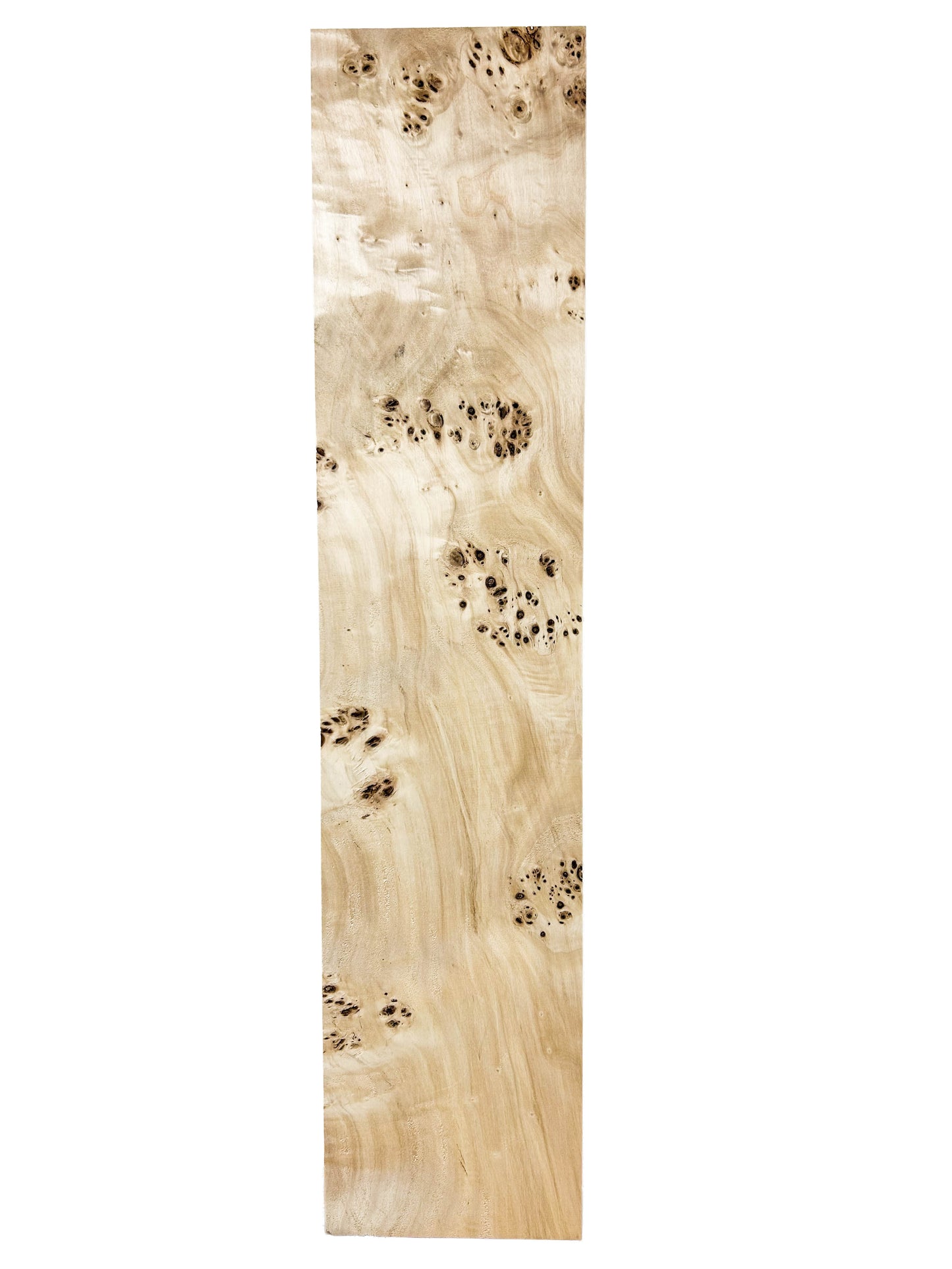 Mappa, European Burl HIGH FIGURE lumber - 27.25" x 6" x 3/4" - WE1284
