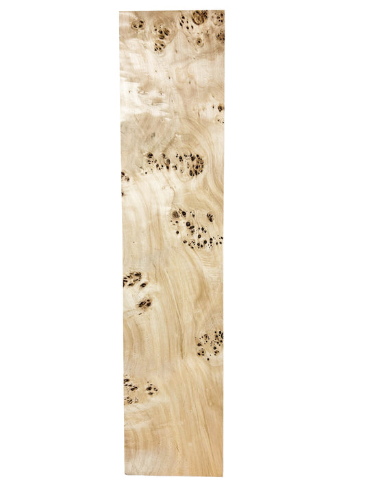 Mappa, European Burl HIGH FIGURE lumber - 27.25" x 6" x 3/4" - WE1284