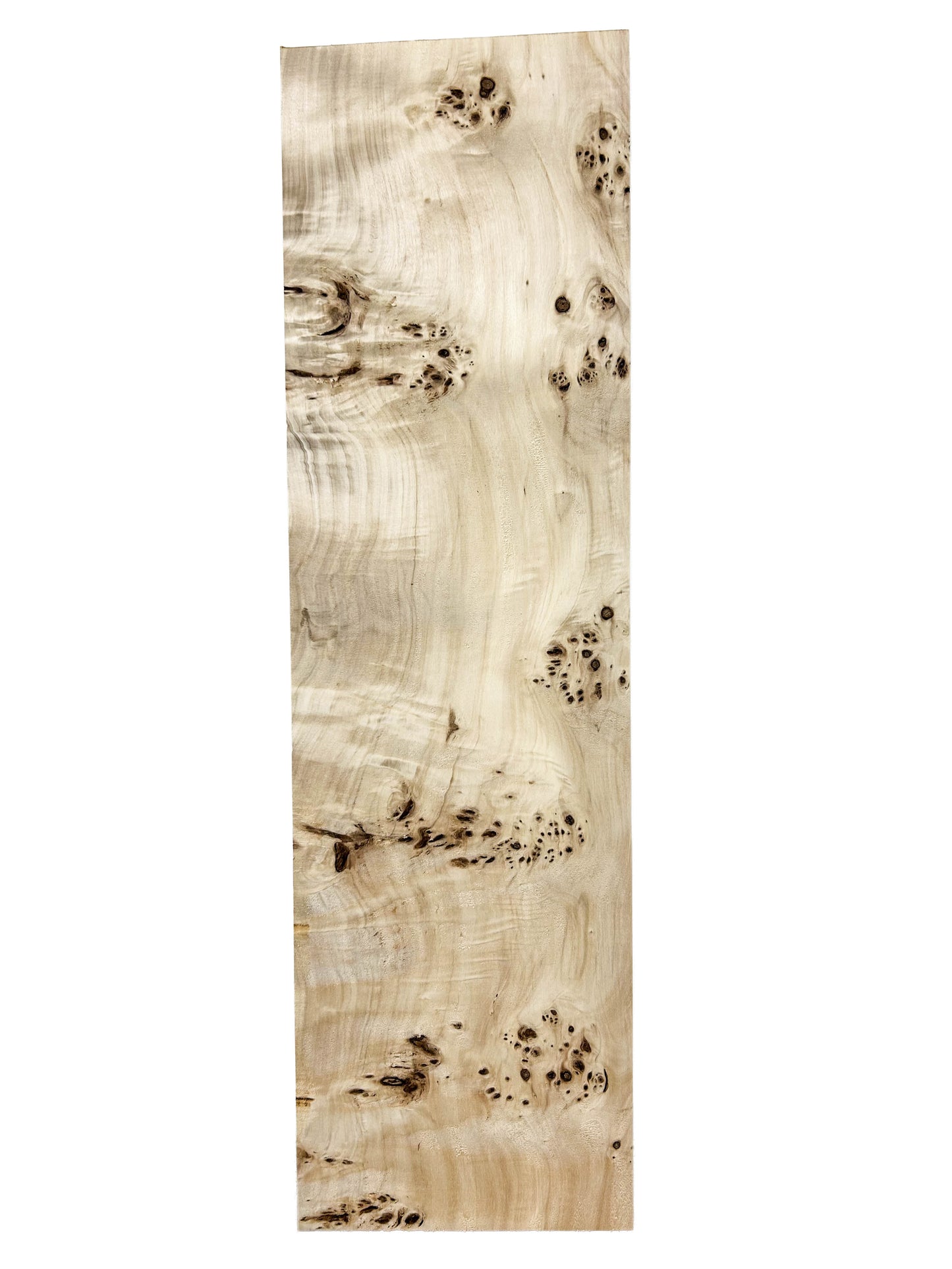 Mappa, European Burl HIGH FIGURE lumber - 24.25" x 7" x 3/4" - WE1285