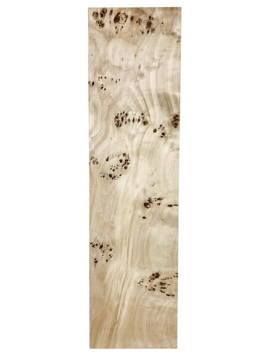 Mappa, European Burl HIGH FIGURE lumber - 27.25" x 7.25" x 3/4" - WE1288
