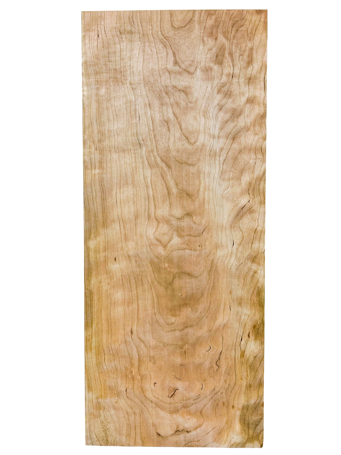 Cherry, Figured Curly WIDE Board - 24" x 10" x 7/8" - WE1297
