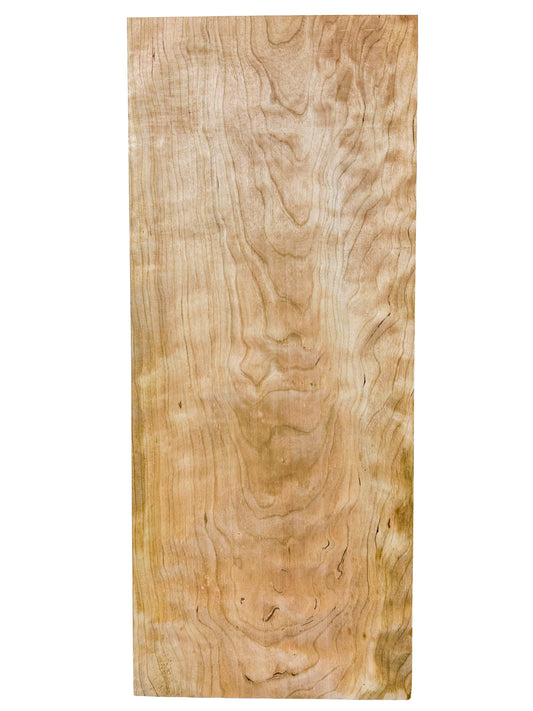 Cherry, Figured Curly WIDE Board - 24" x 10" x 7/8" - WE1297