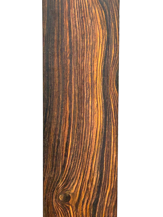Cocobolo FIGURED Lumber - 24-3/8" x 2.5" x 1" WE1308