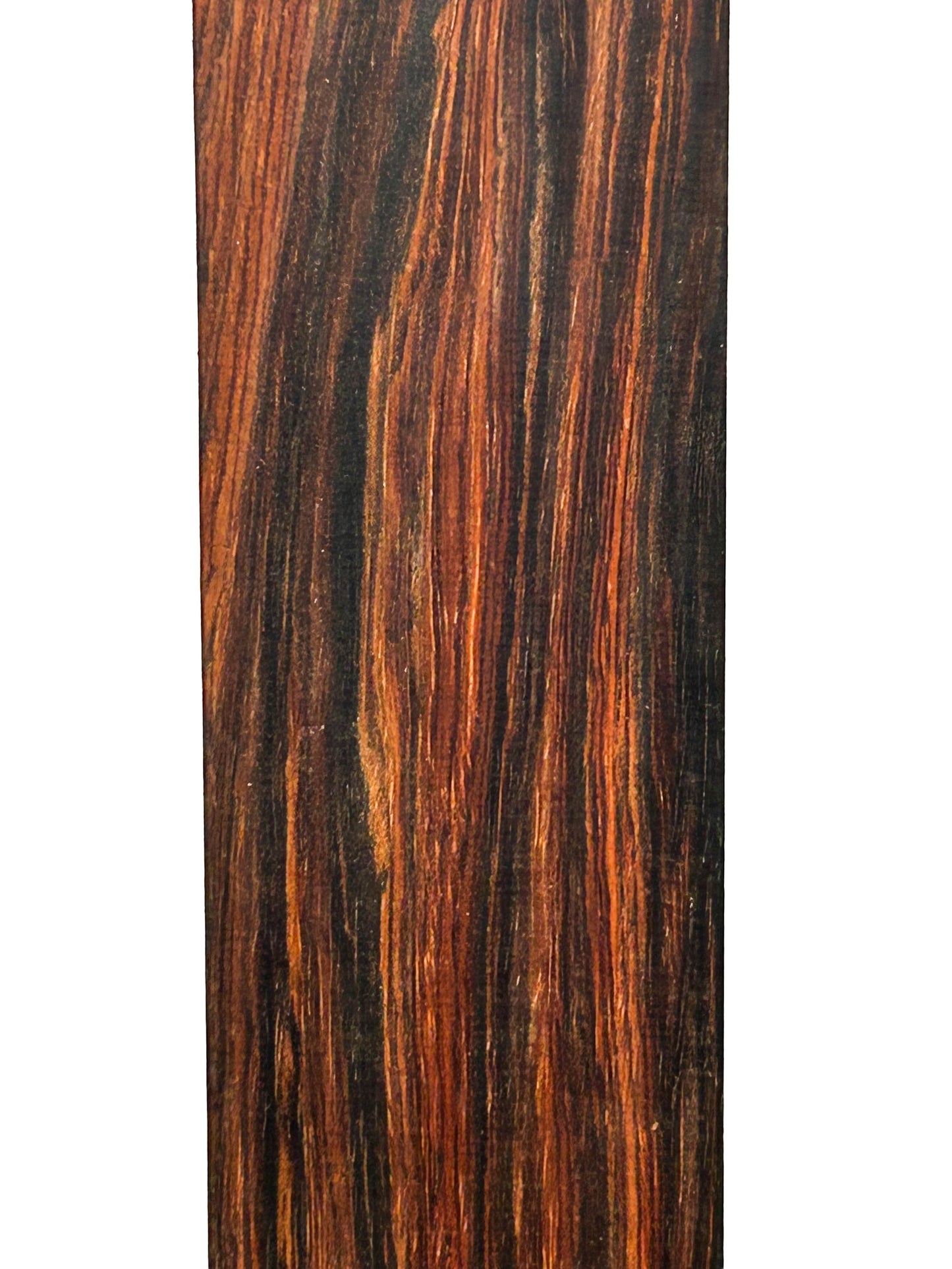 Cocobolo FIGURED Lumber - 22.25" x 2-5/8" x 1" WE1309