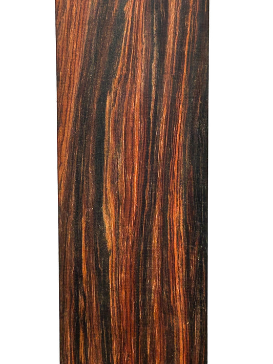 Cocobolo FIGURED Lumber - 22.25" x 2-5/8" x 1" WE1309