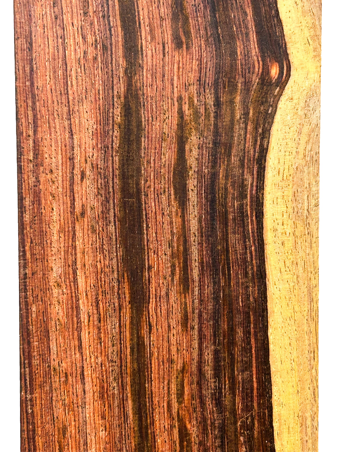 Cocobolo FIGURED Lumber - 24.25" x 4" x 1" WE1311