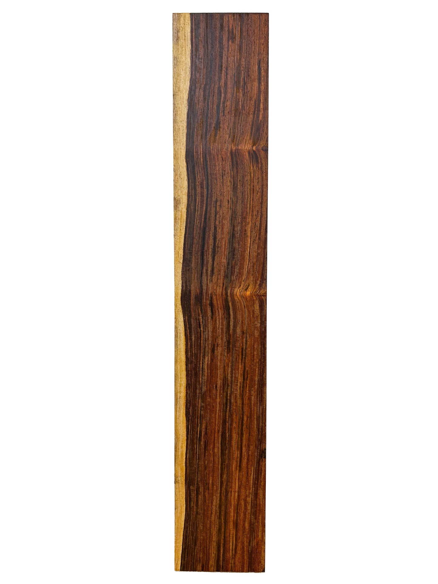 Cocobolo FIGURED Lumber - 24.25" x 4" x 1" WE1311