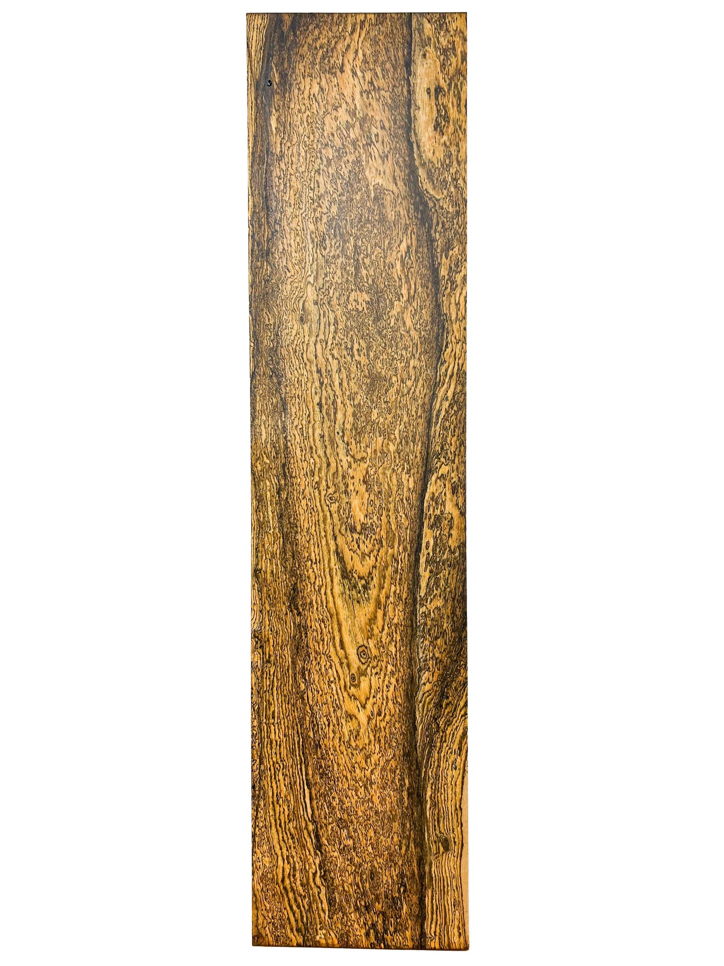 Bocote 4/4 HIGHLY Figured Lumber - 35.25"x 8.25"x 3/4" WE1325