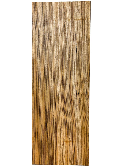 Zebrawood 4/4 Exotic Board - 24" x 9.25" x 1" - WE1329