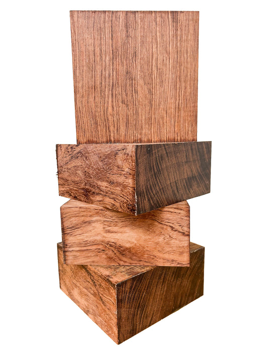 Bubinga, Thick Stock Bowl Blank - 5" x 5" x 4"  WE1251