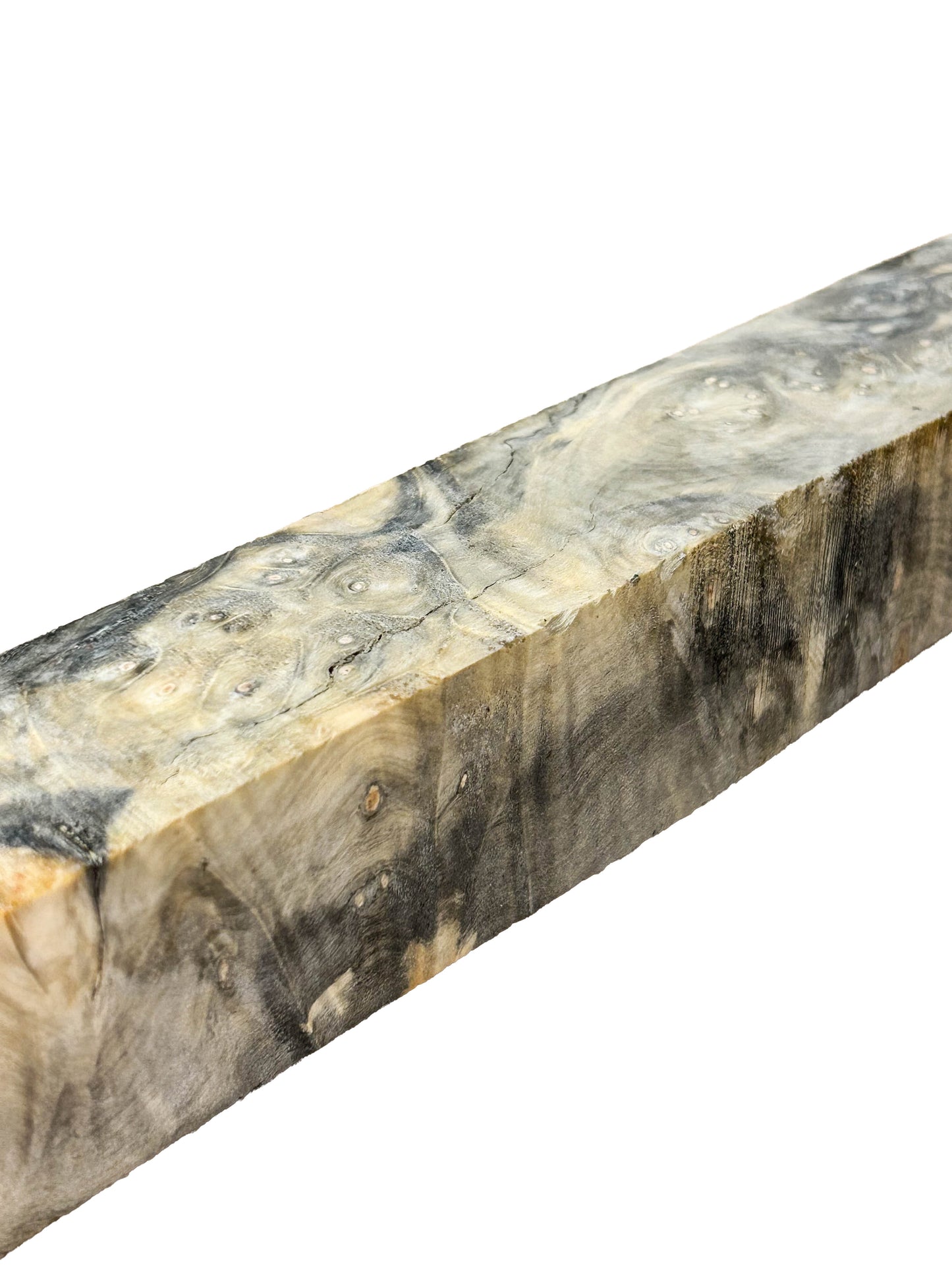 Stabilized Buckeye Burl - 15.75" x 1.75" x 1-7/8" WE1335