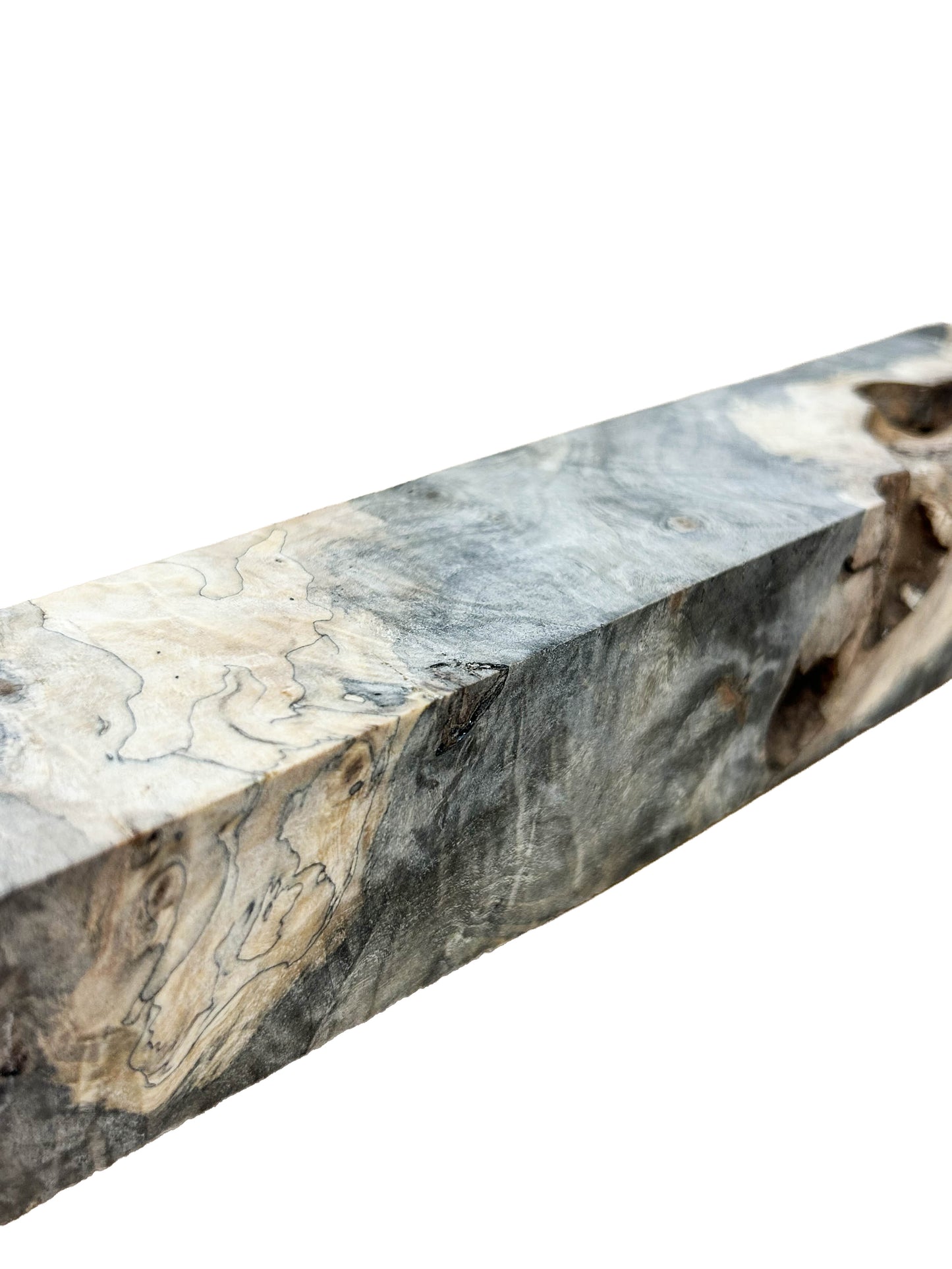 Stabilized Buckeye Burl - 11" x 2" x 1.75" WE1339