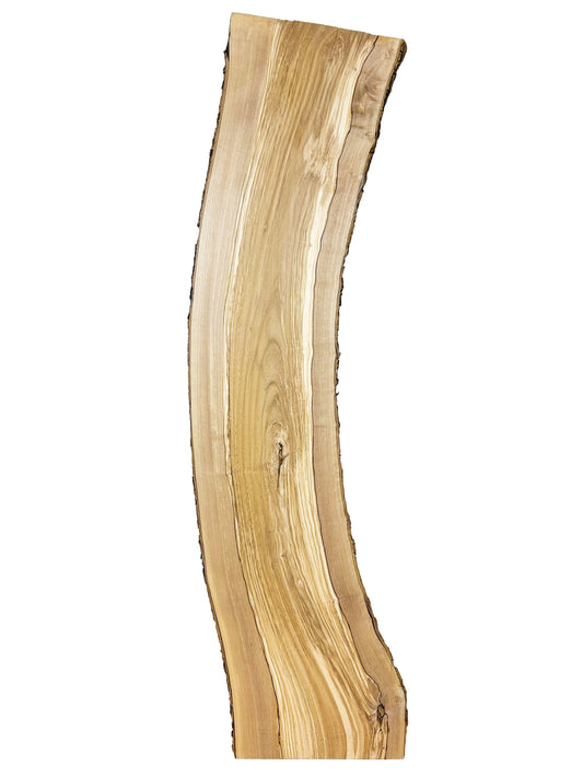 OLIVEWOOD: Italian Live Edge Figured, Slab 39"x 8-9"x 3/4" - WE1348
